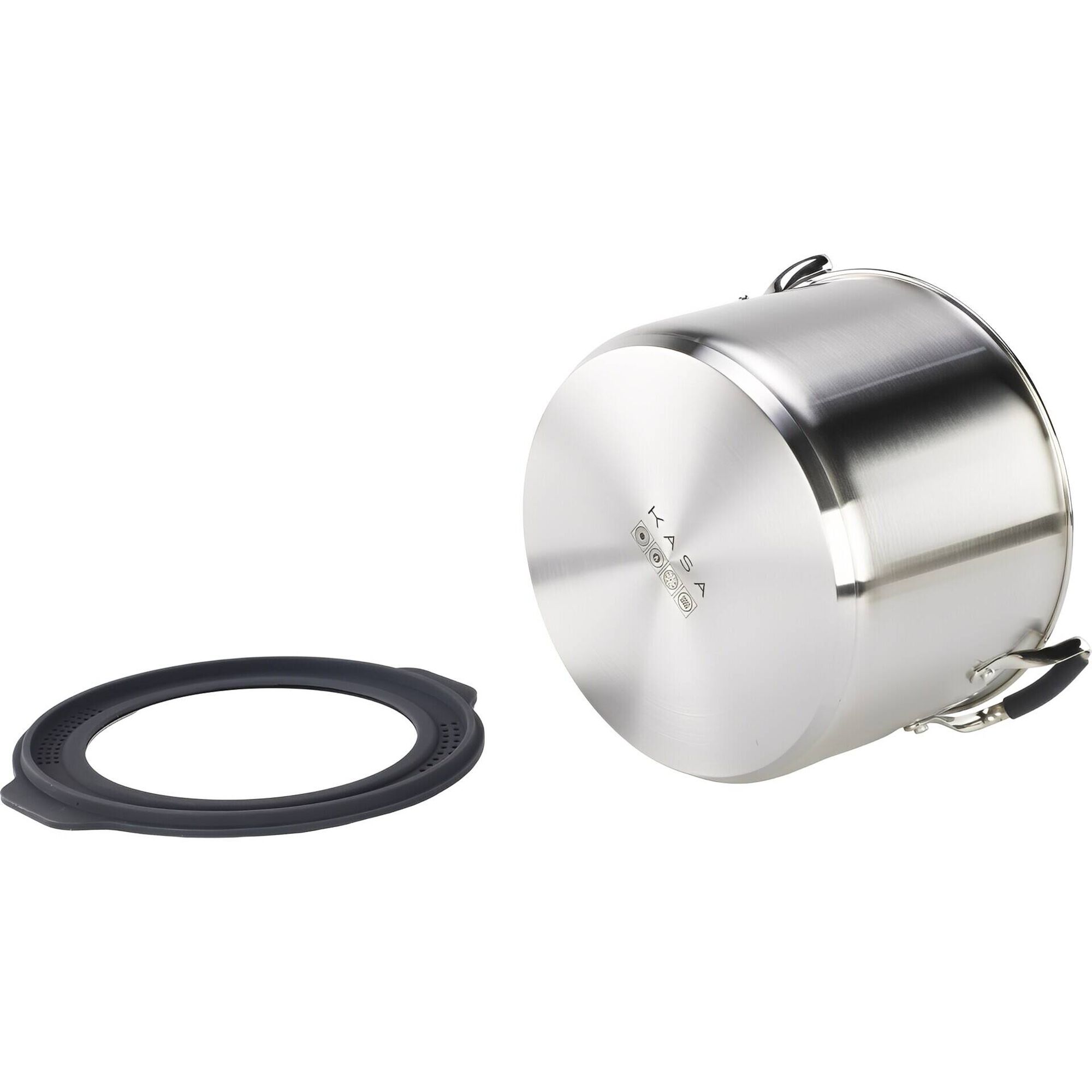 Ca&ccedil;arola Inox Empilh&aacute;vel 16cm Kasa