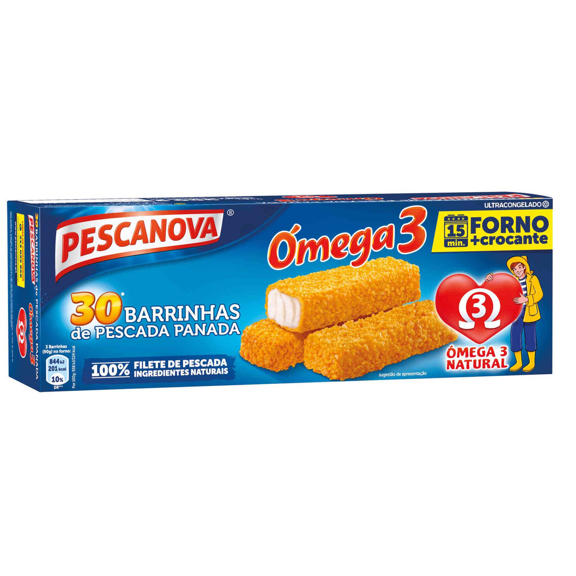 Barrinhas de Pescada Ómega 3