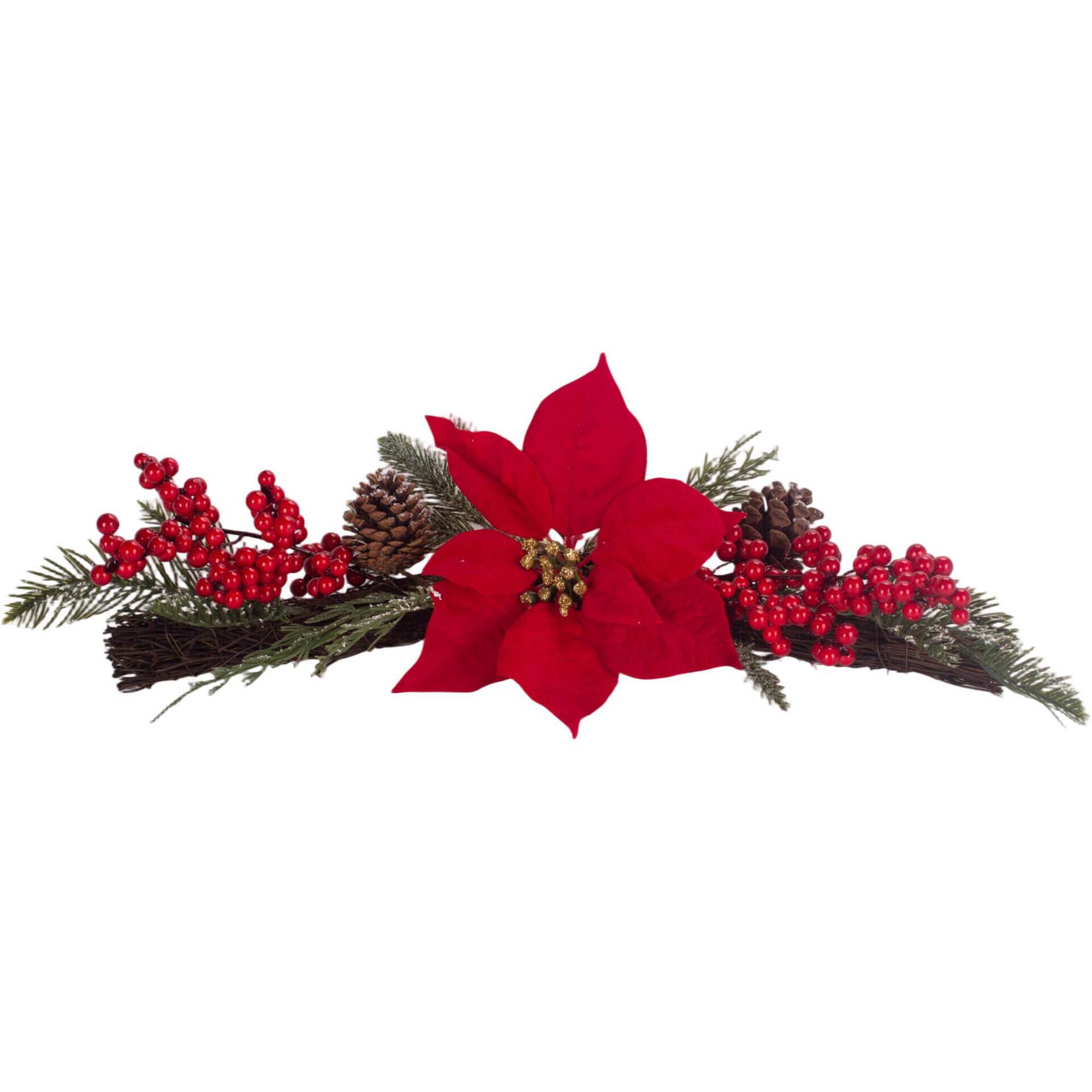 Arranjo Poinsetia Vermelha Kasa