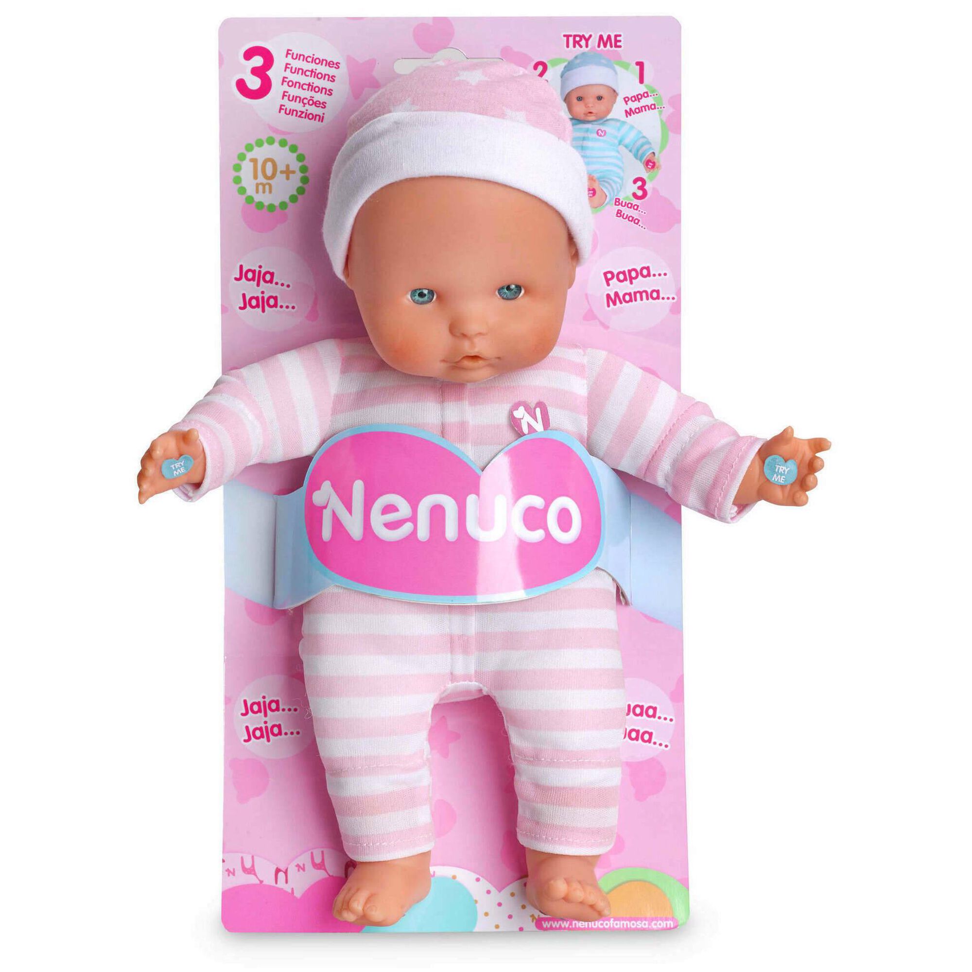 Boneco Nenuco Soft 3 Funções