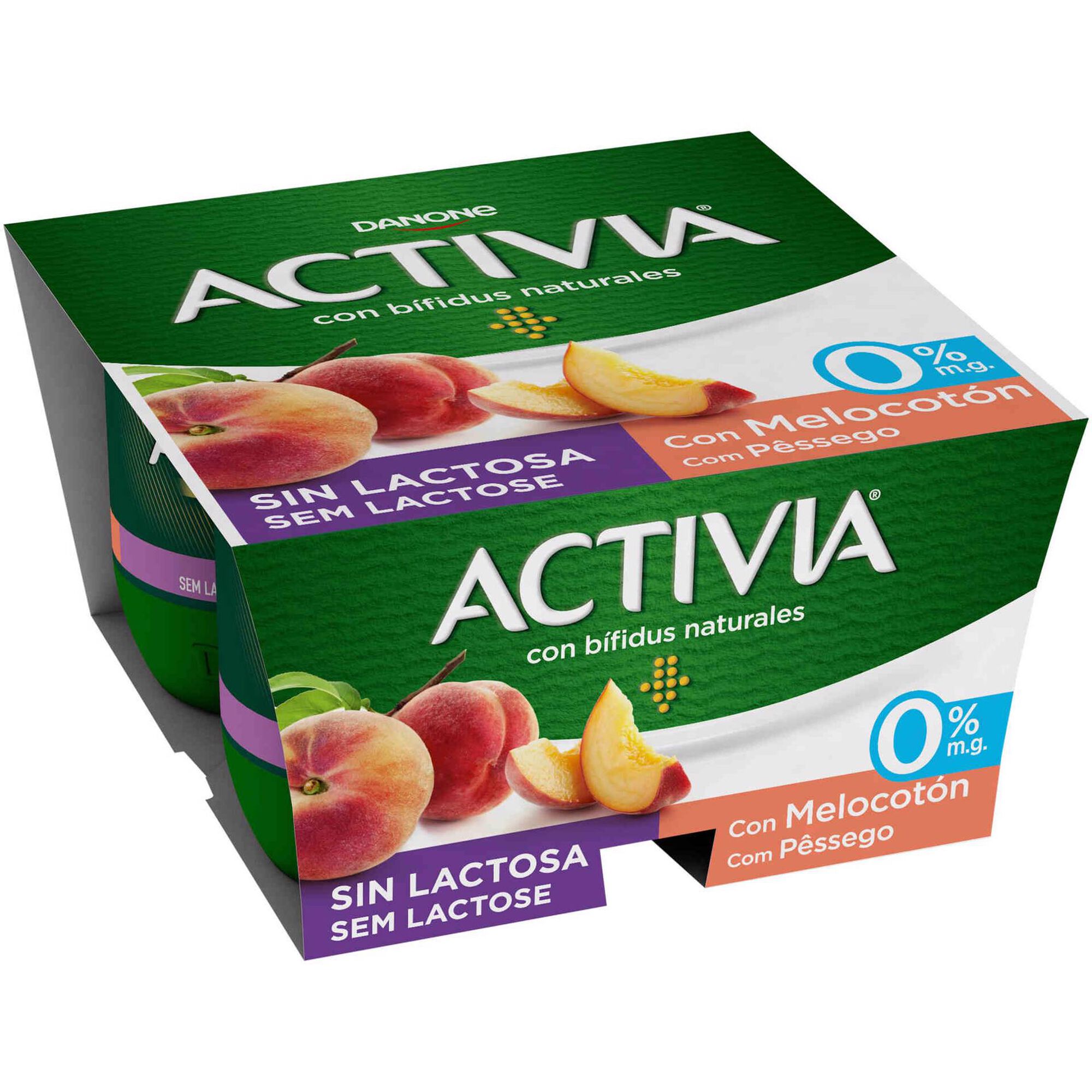 Iogurte Bifidus Sólido Pêssego Activia sem Lactose Iogurte Bifidus Sólido Pêssego Activia sem Lactose