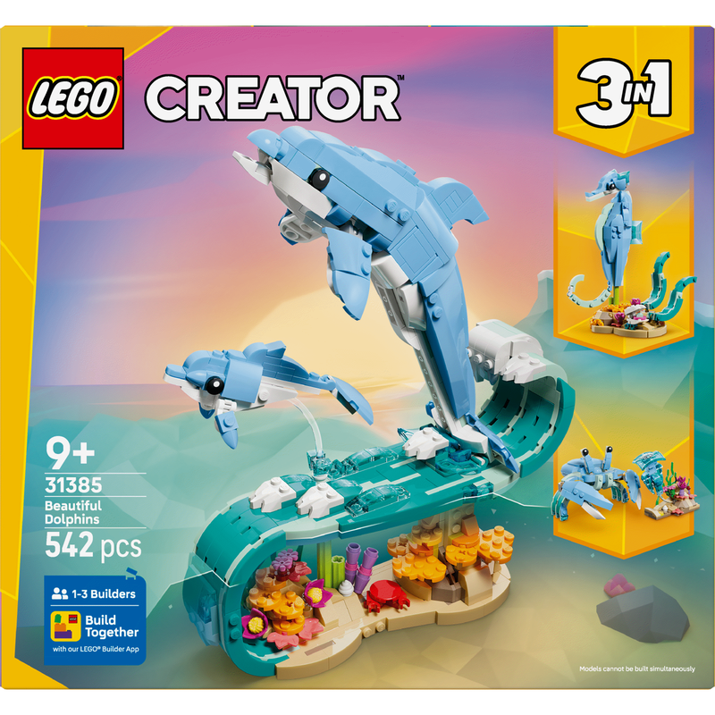 LEGO Creator - Animais Marinhos: Golfinhos Encantadores - 31385