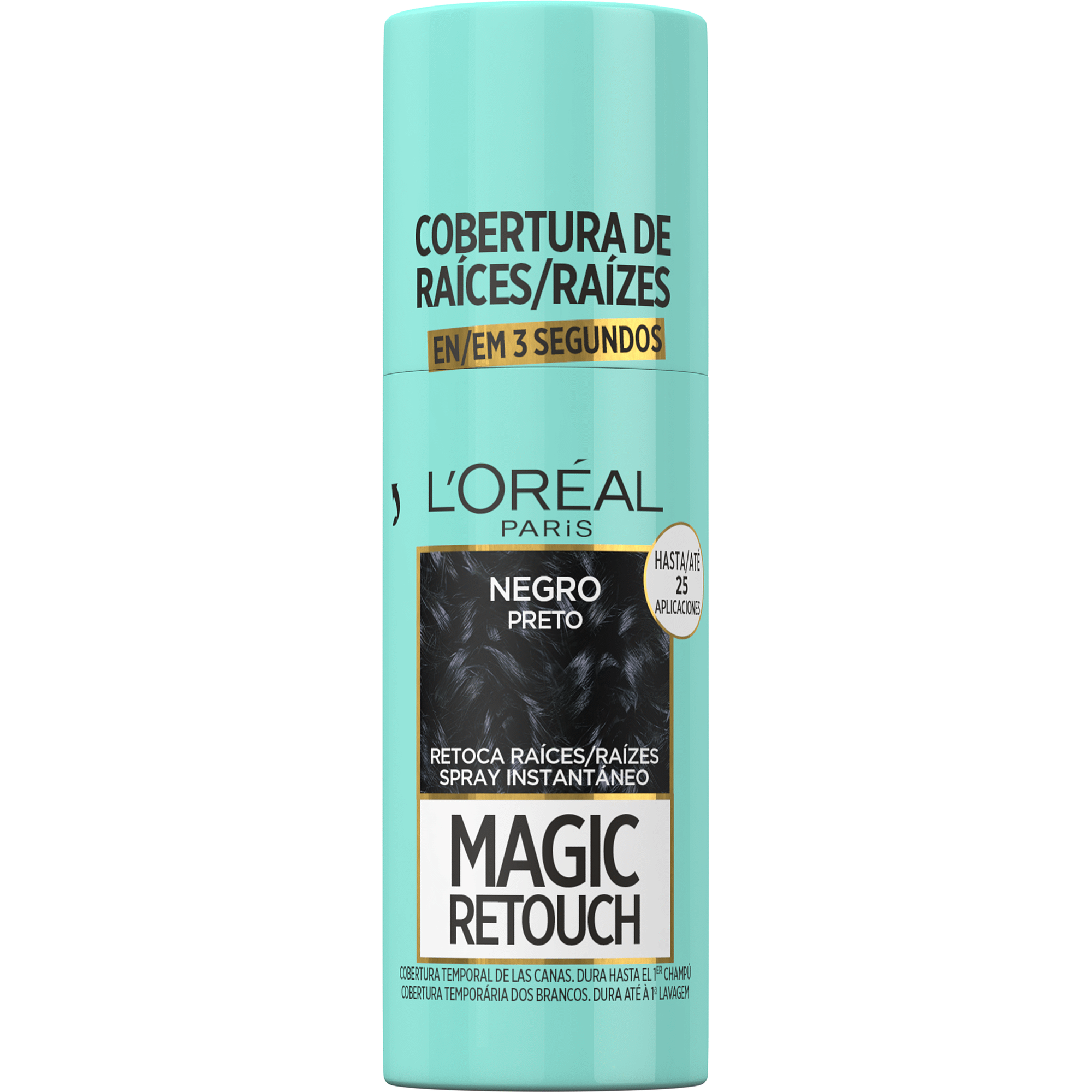 Coloração Retoca Raízes Magic Retouch Spray Preto