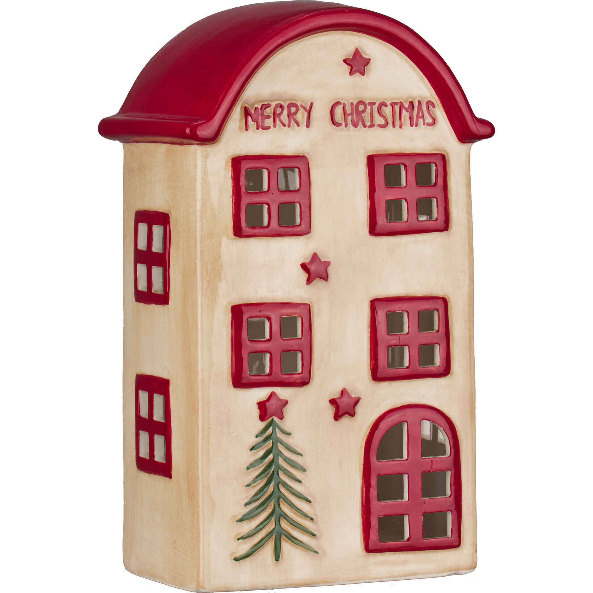 Casa Cerâmica 22cm Feliz Natal