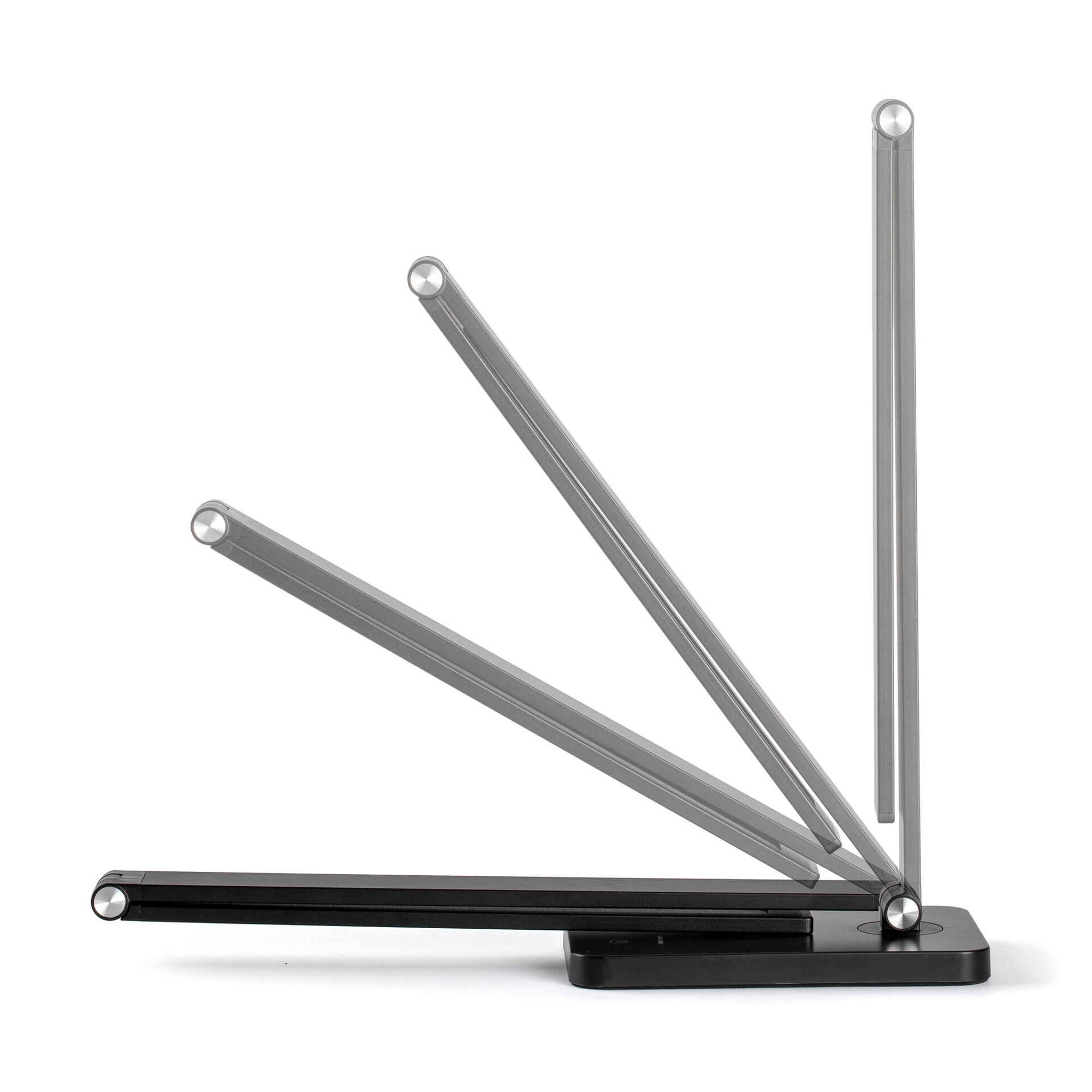 Candeeiro Dobrável com Carregamento Wireless Preto Candeeiro Dobrável com Carregamento Wireless Preto