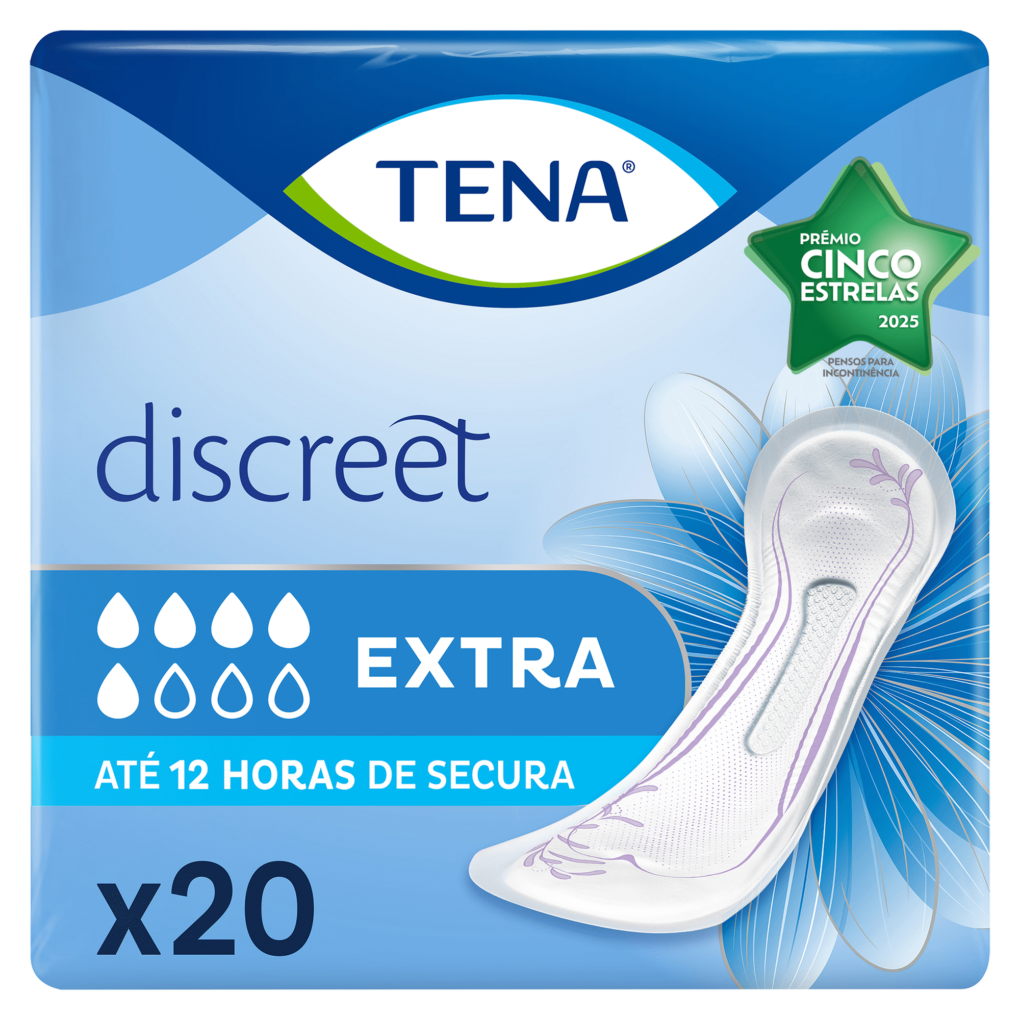 Pensos Incontin&ecirc;ncia Discreet Extra