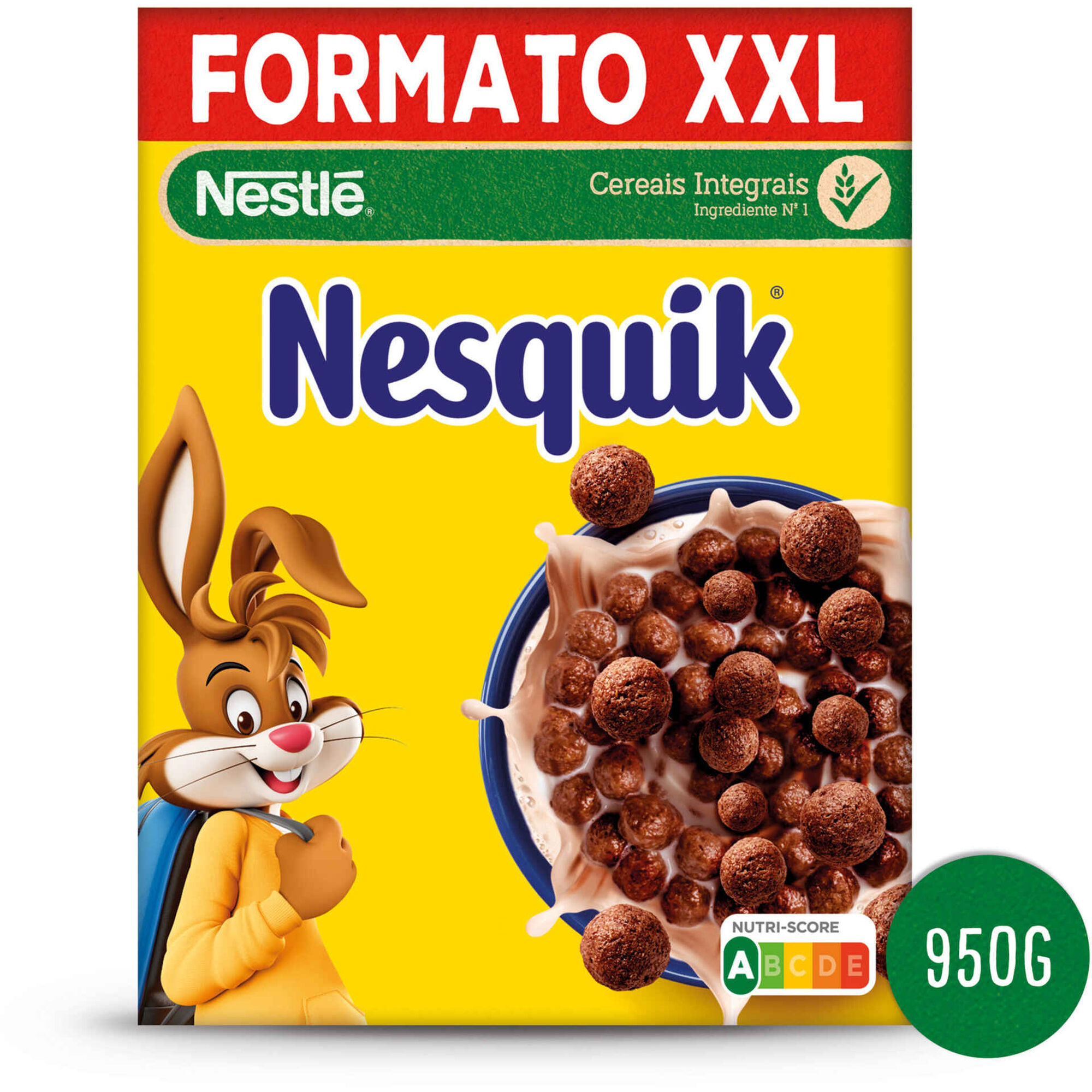 Cereais Trigo com Chocolate Nesquik