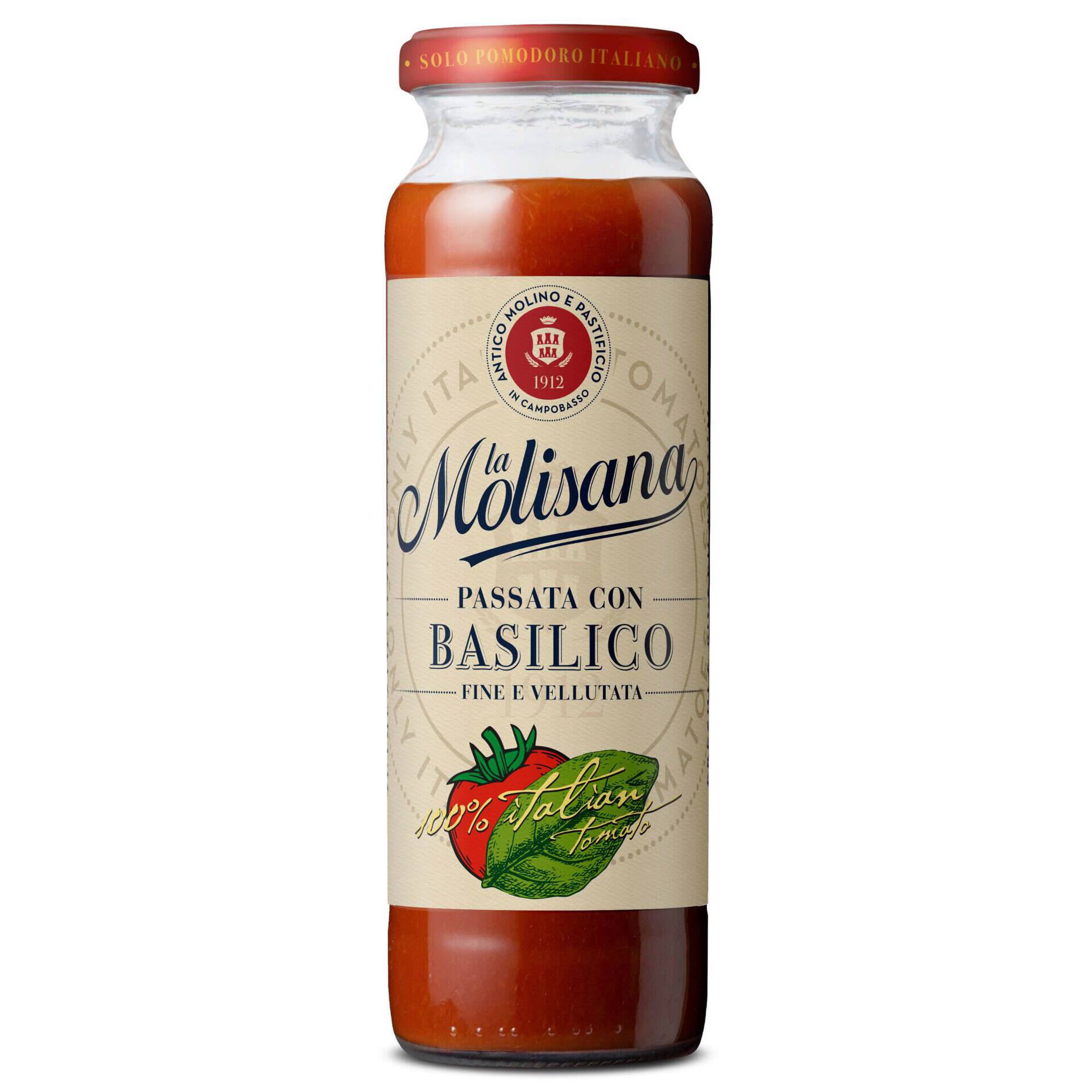 Passata de Tomate com Bas&iacute;lico La Molisana