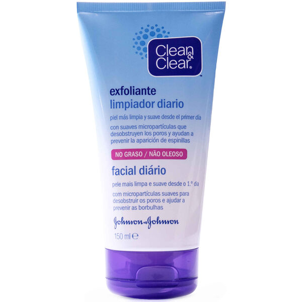 Gel de Limpeza Facial Exfoliante Diário Clean & Clear