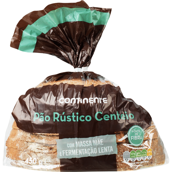 Pão Rústico Centeio Continente