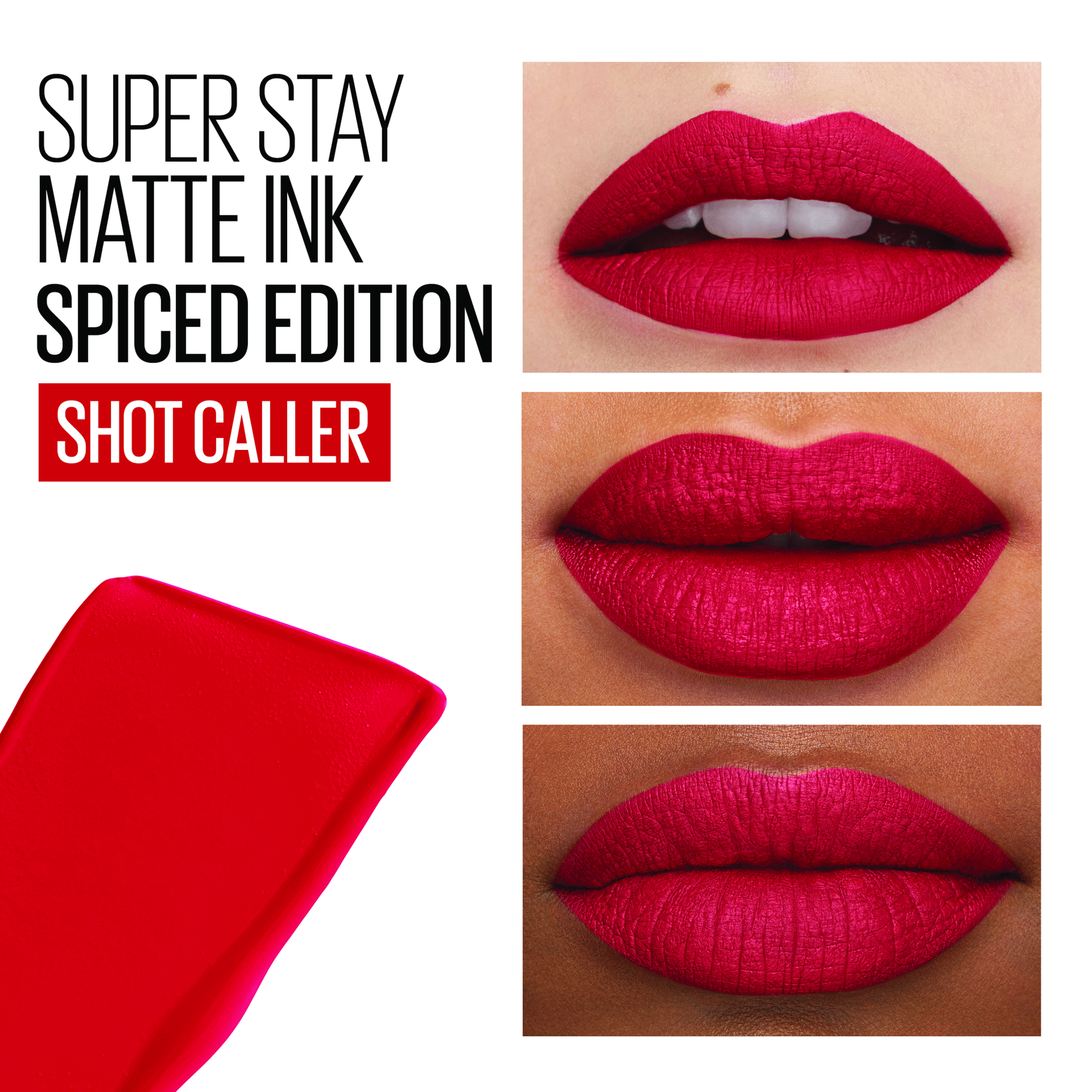 Batom L&iacute;quido SuperStay Ink Spiced 325 Maybelline New York