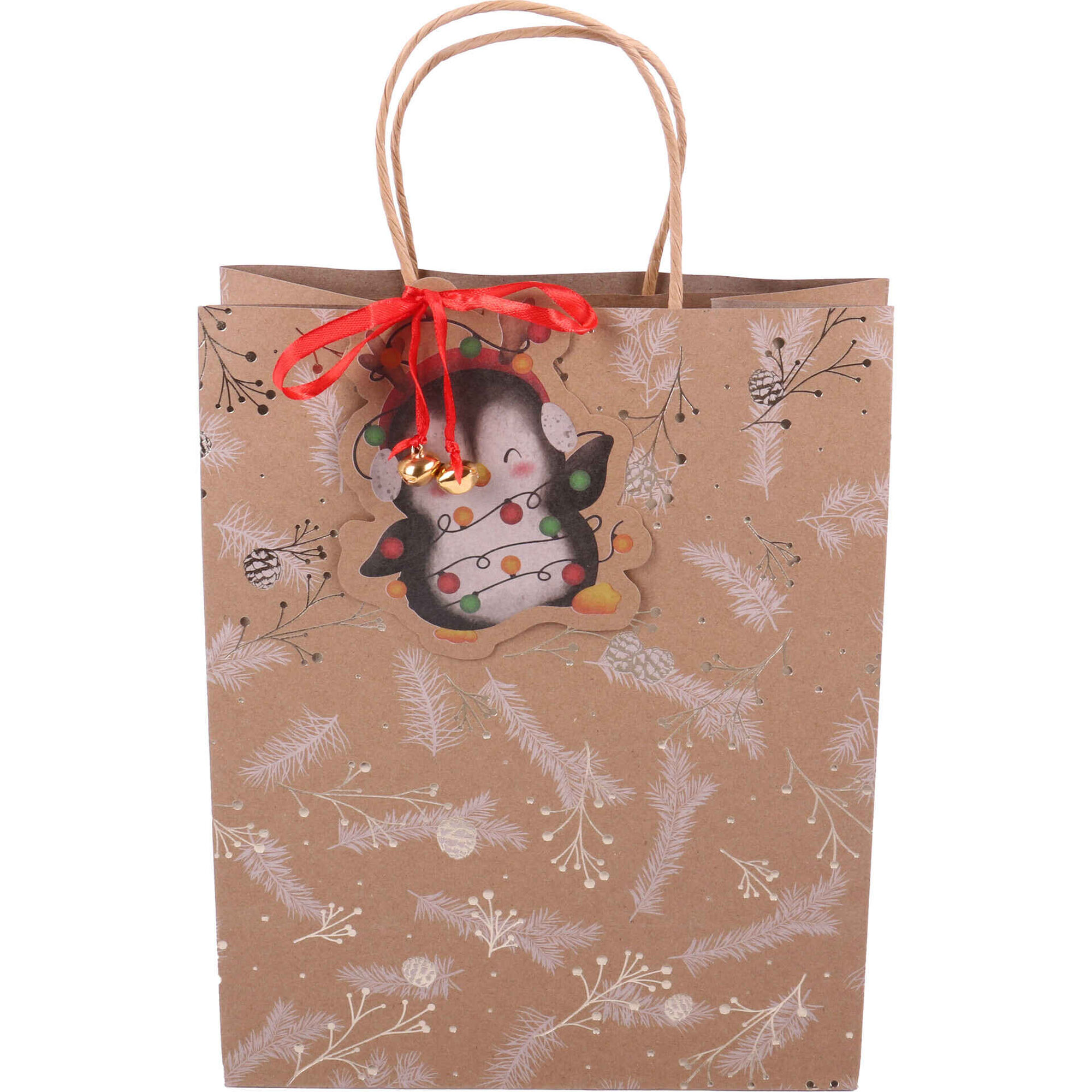 Saco para Presentes Garrafa Golden Christmas (vários modelos)