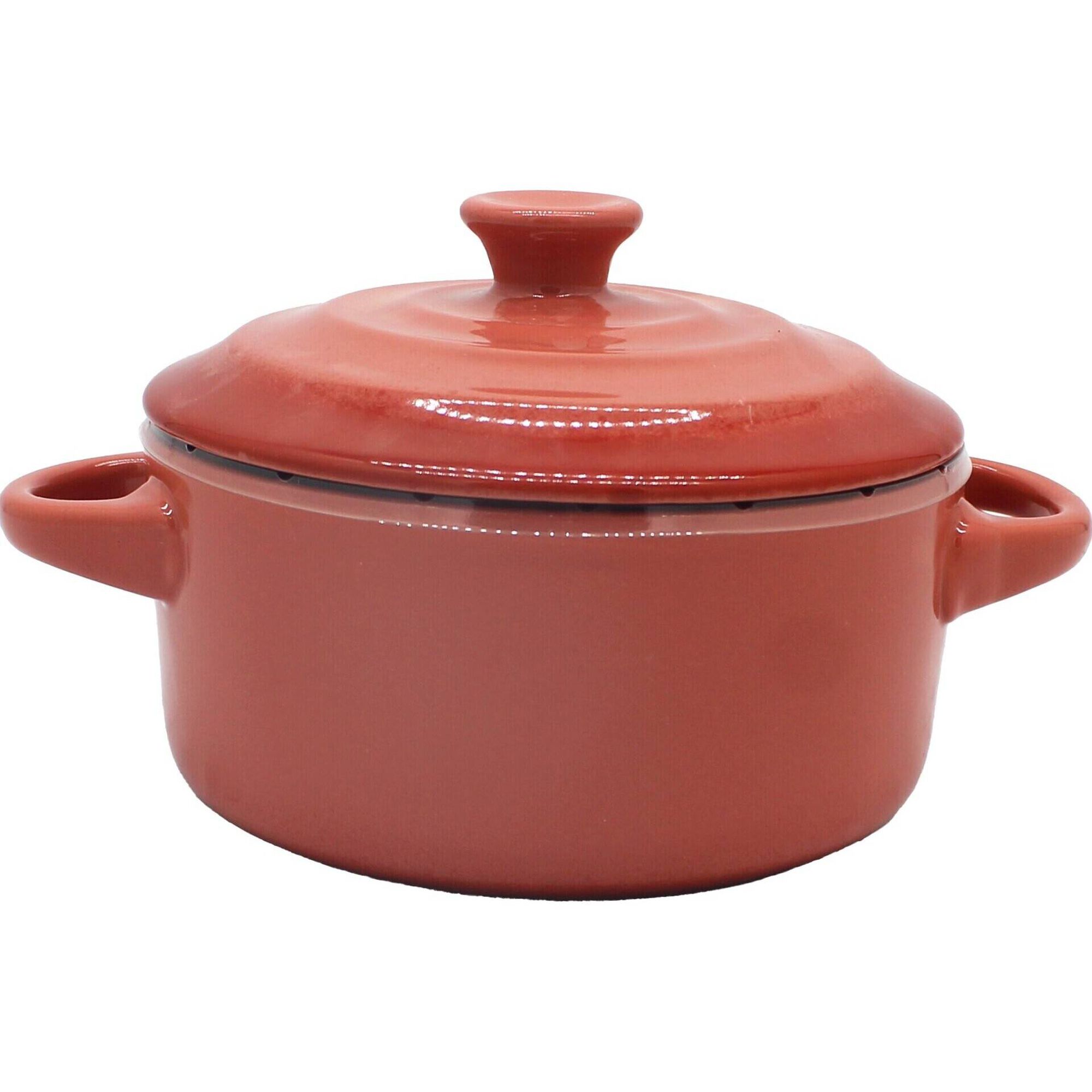 Mini Caçarola para Forno Grés 700ml Terracota