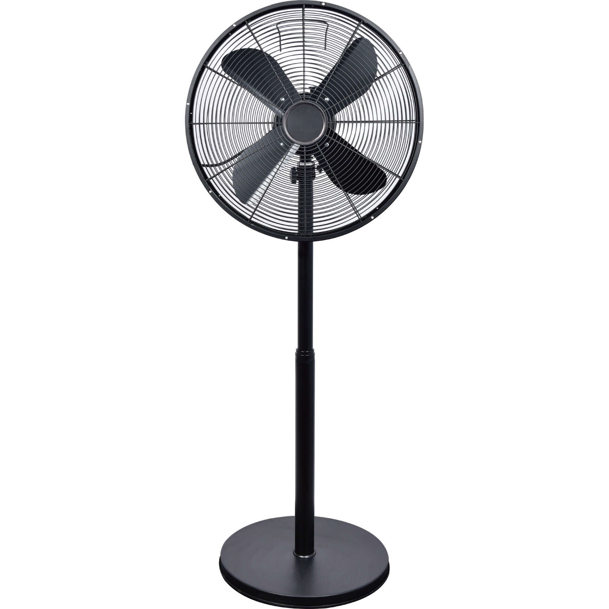 Ventoinha de P&eacute; 40cm 50W Preta 3 Velocidades Bazar&atilde;o