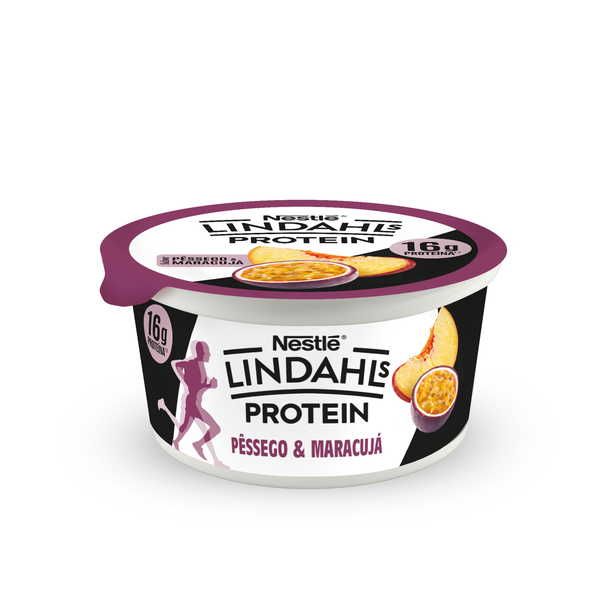 Iogurte Proteína Pêssego e Maracujá Lindahls