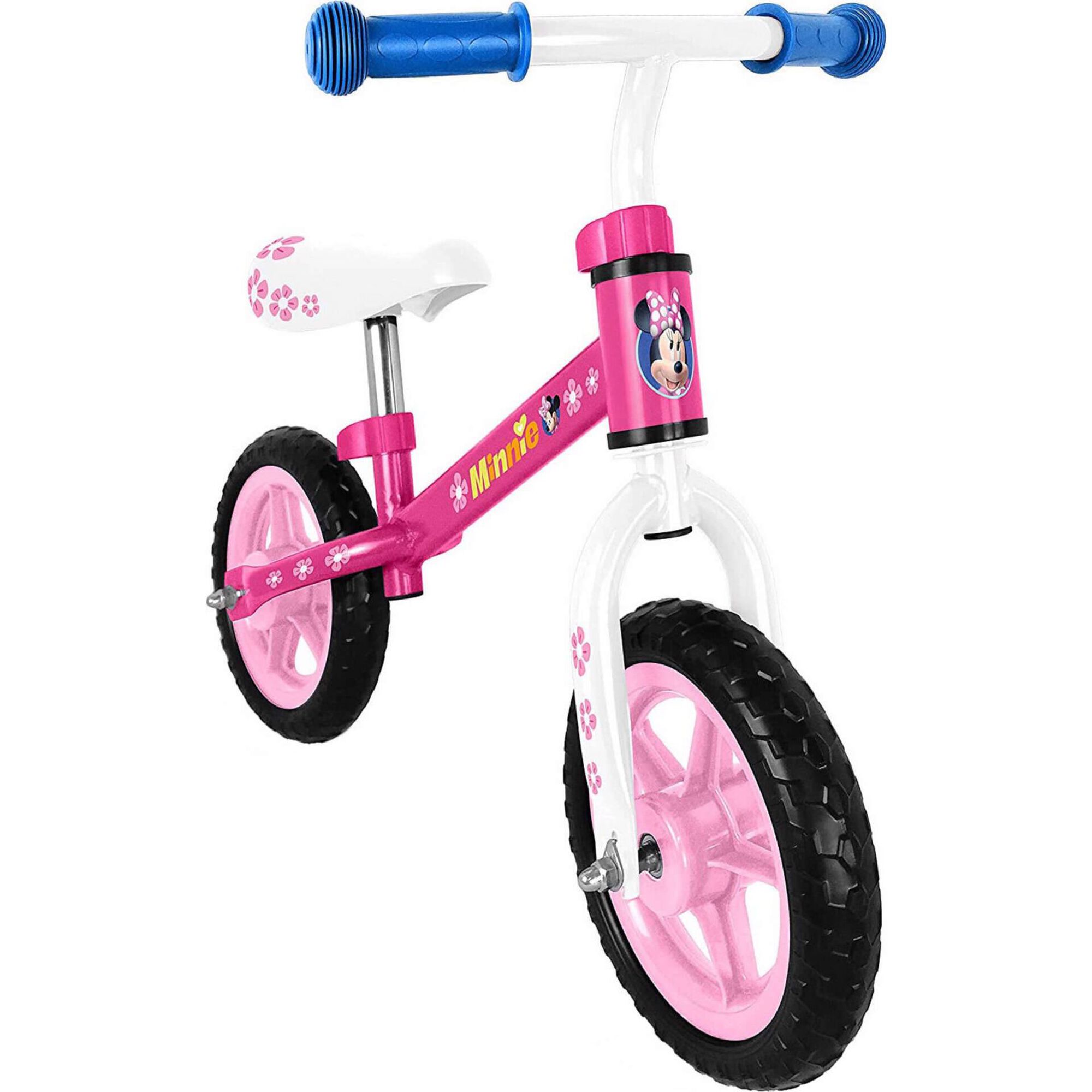Bicicleta de Aprendizagem Roda 10'' Rosa Minnie Mouse