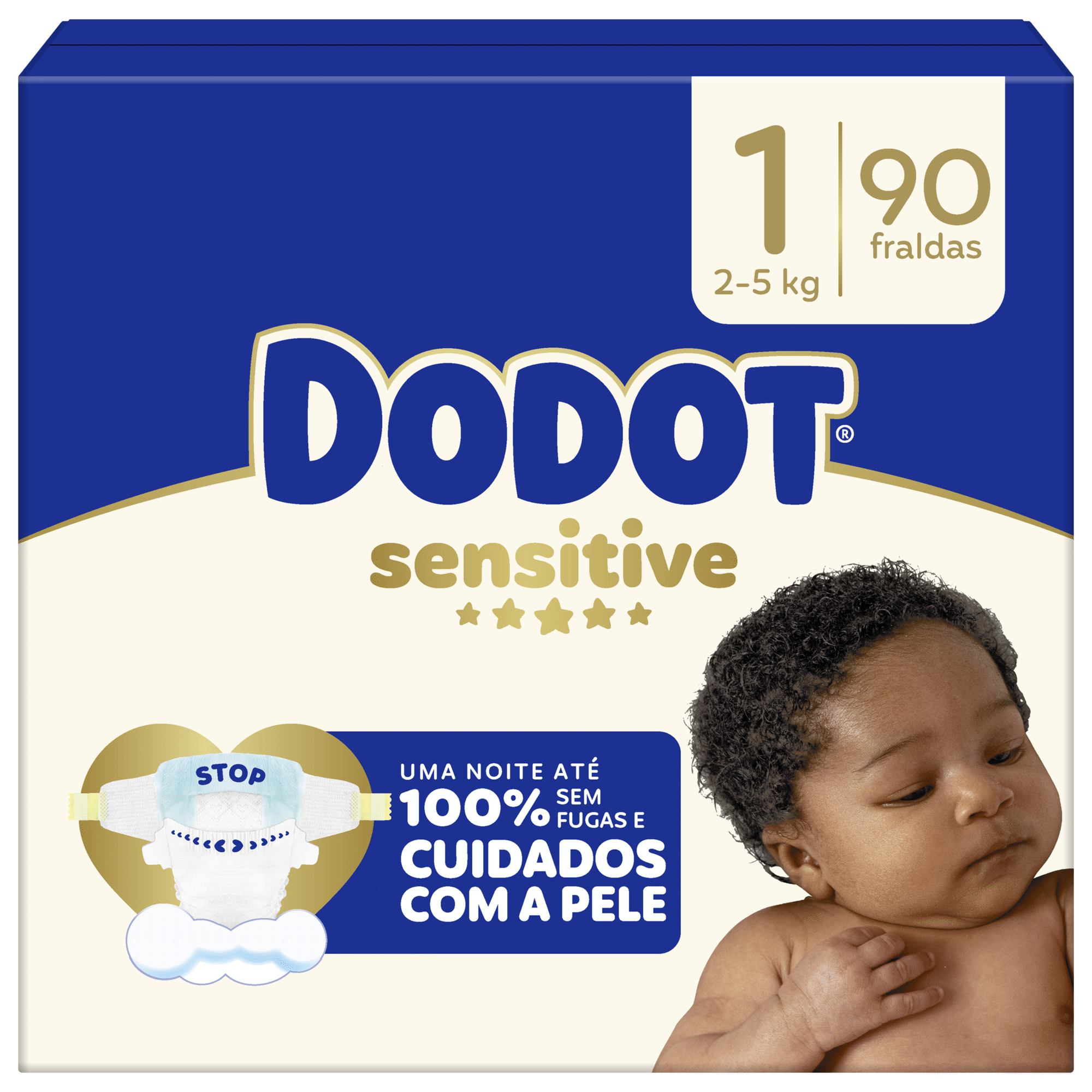 Fraldas Sensitive T1 2-5kg Dodot