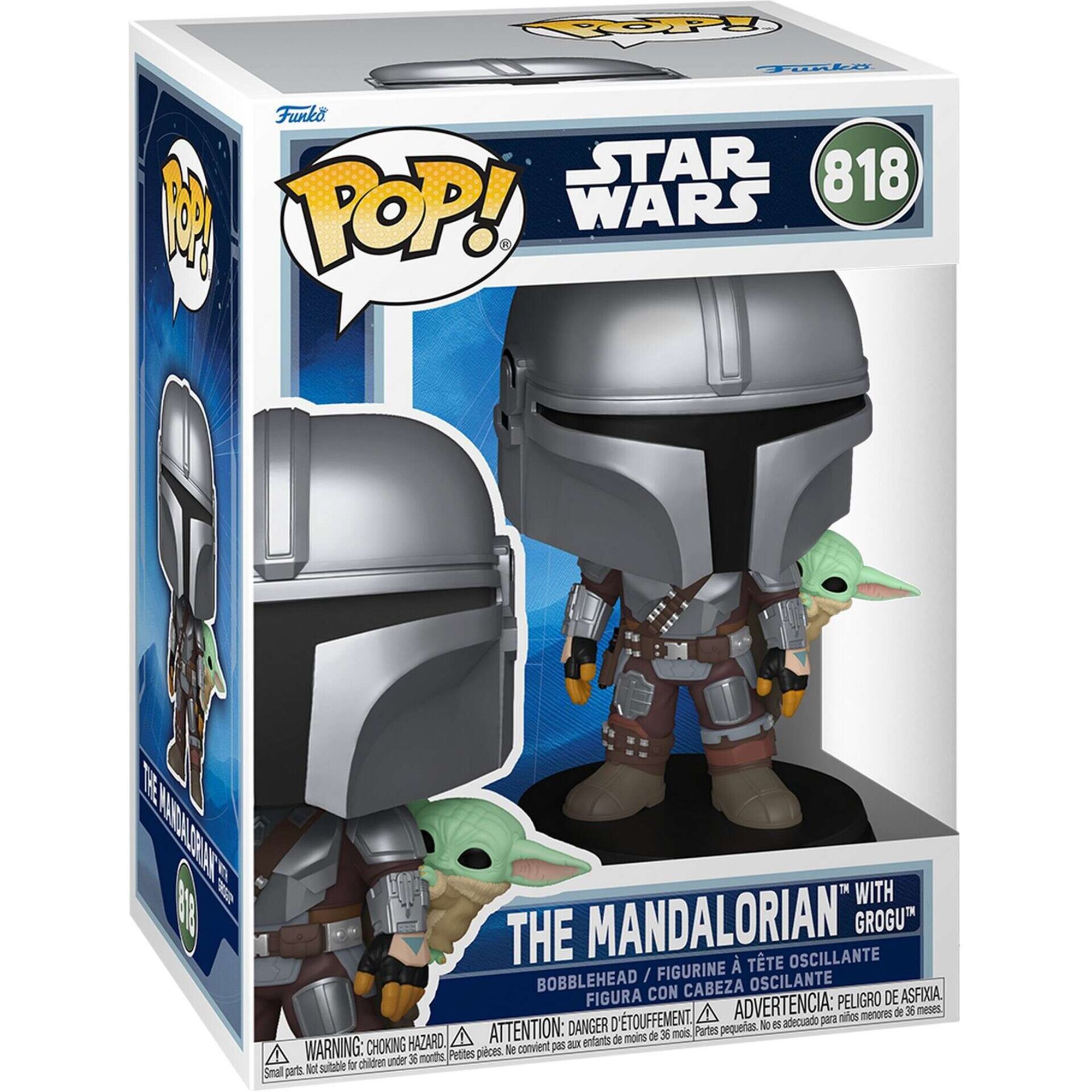 Funko - Figura Star Wars - The Mandalorian com Grogu