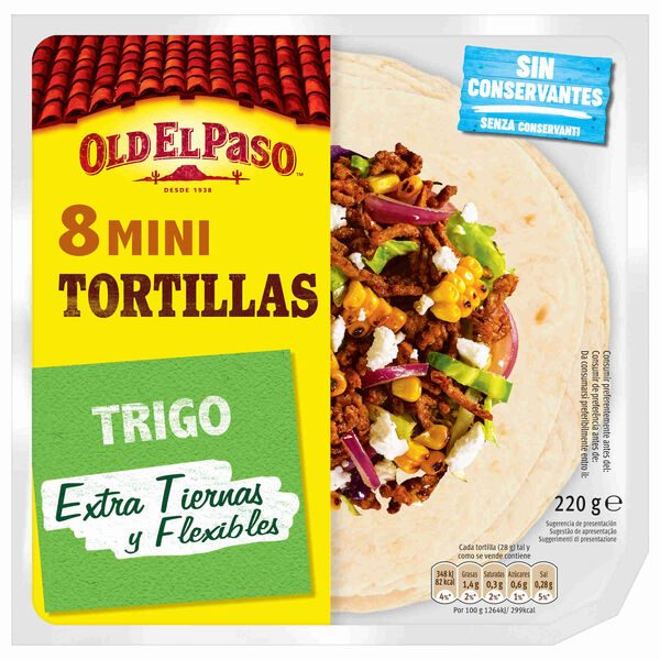 Mini Tortilhas de Trigo Old El Paso