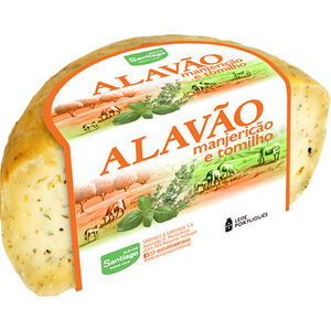Queijo de Vaca Curado com Manjericão e Tomilho Alavão