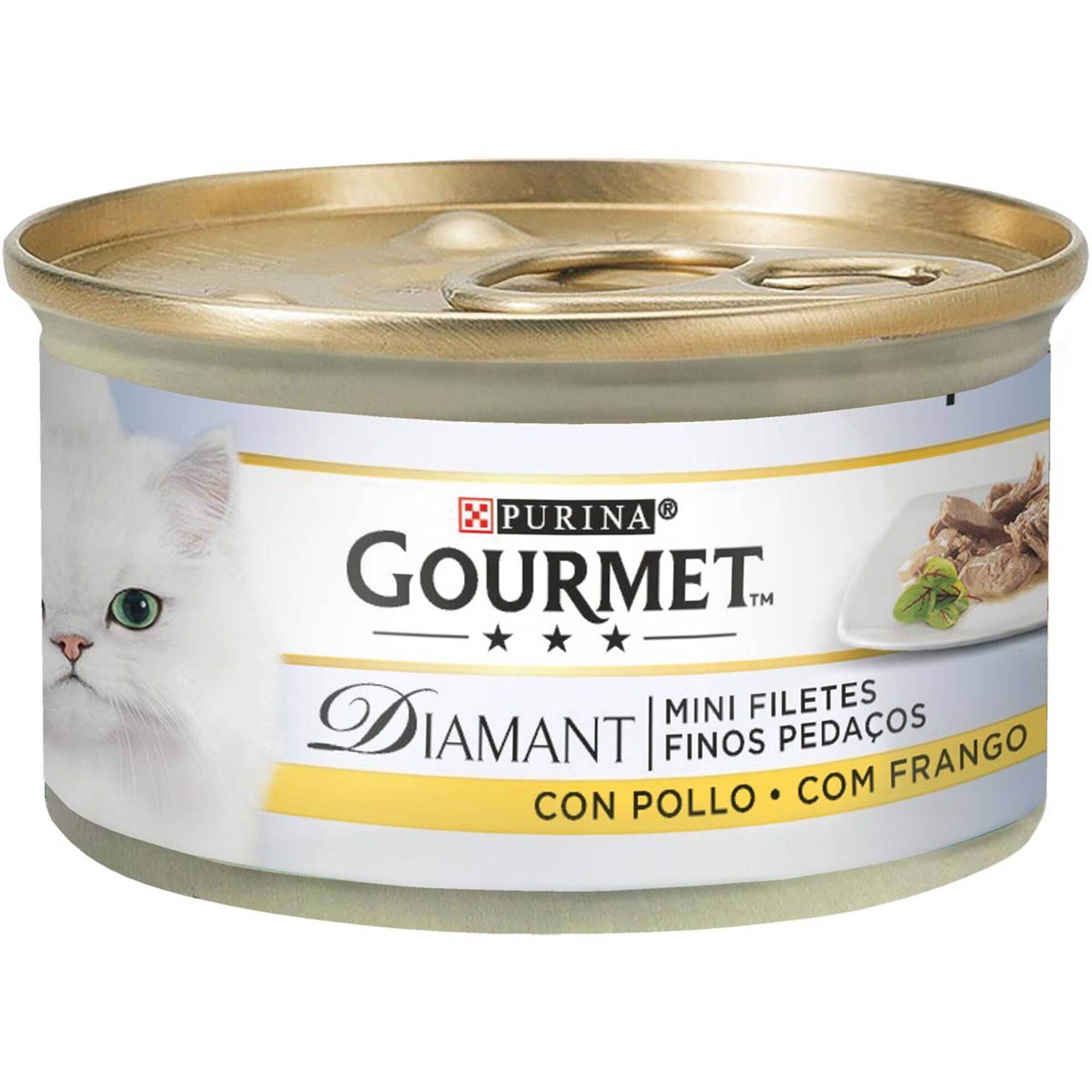 Comida Húmida para Gato Adulto Frango Lata Comida Húmida para Gato Adulto Frango Lata