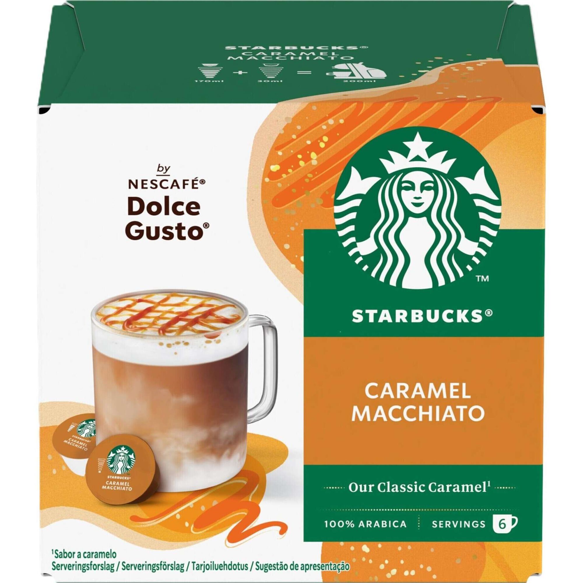 C&aacute;psulas de Caf&eacute; Caramel Macchiato Starbucks