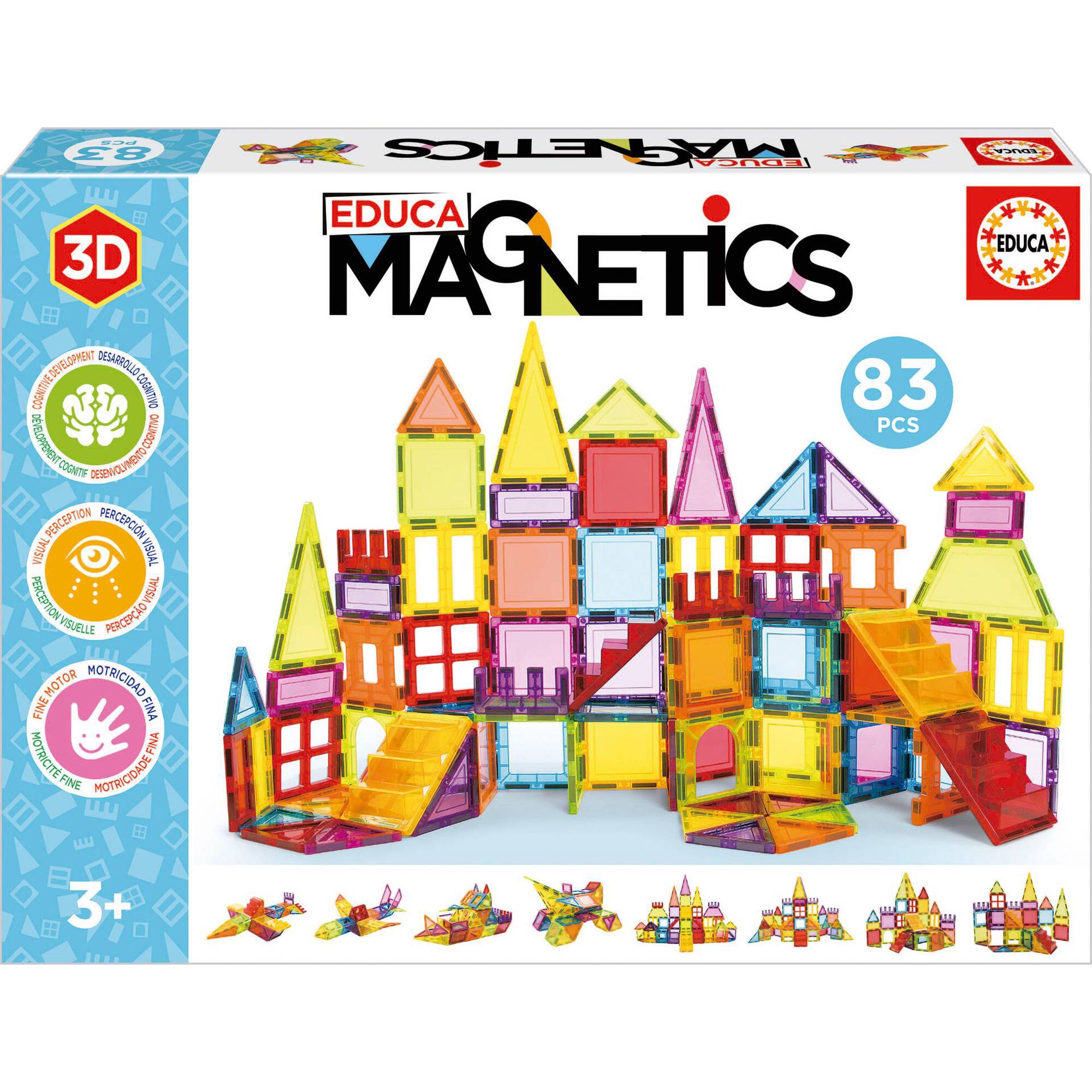 Educa - Jogo Magnetics 83 Pe&ccedil;as