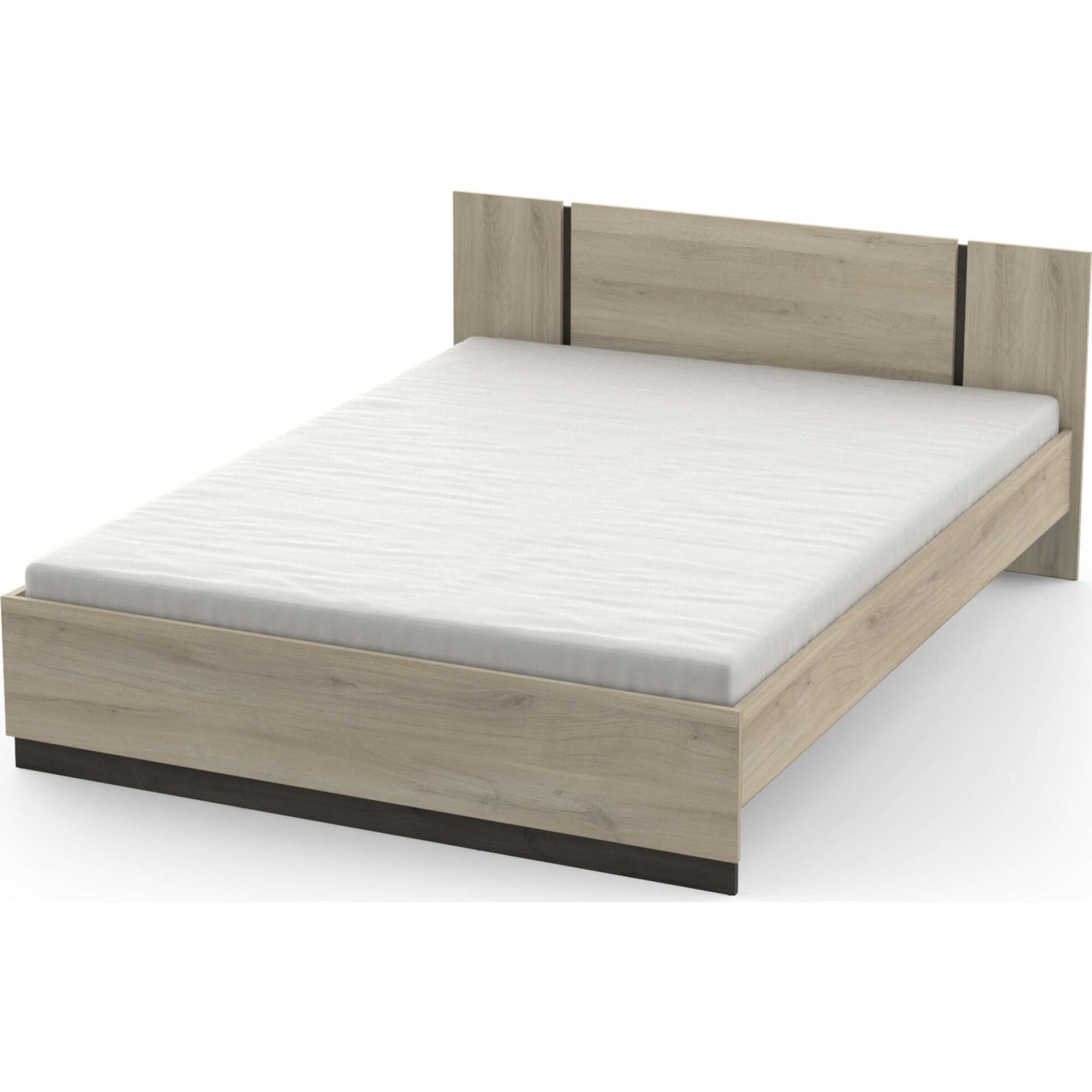 Cama Casal 148x195x72cm Carvalho Watson