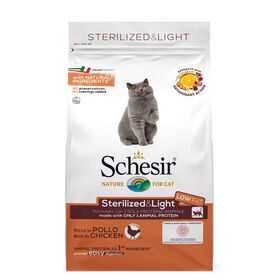 Ra&ccedil;&atilde;o para Gato Adulto Esterilizado Frango Schesir