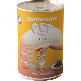 Comida H&uacute;mida para Gato J&uacute;nior Pat&eacute; Salm&atilde;o