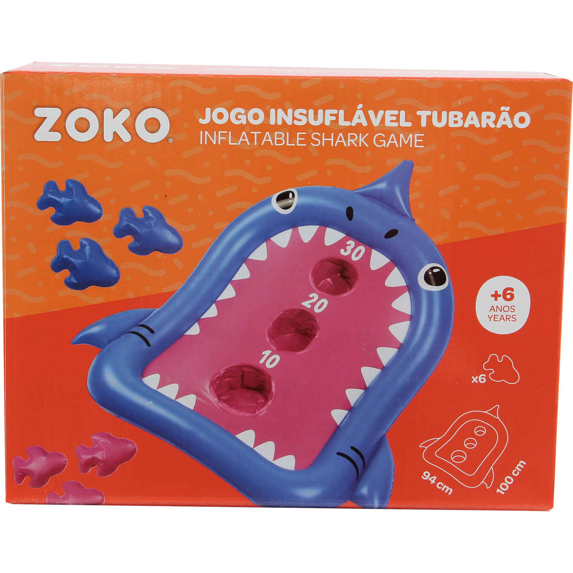 Zoko - Jogo Tubar&atilde;o insufl&aacute;vel 102x94x31 cm
