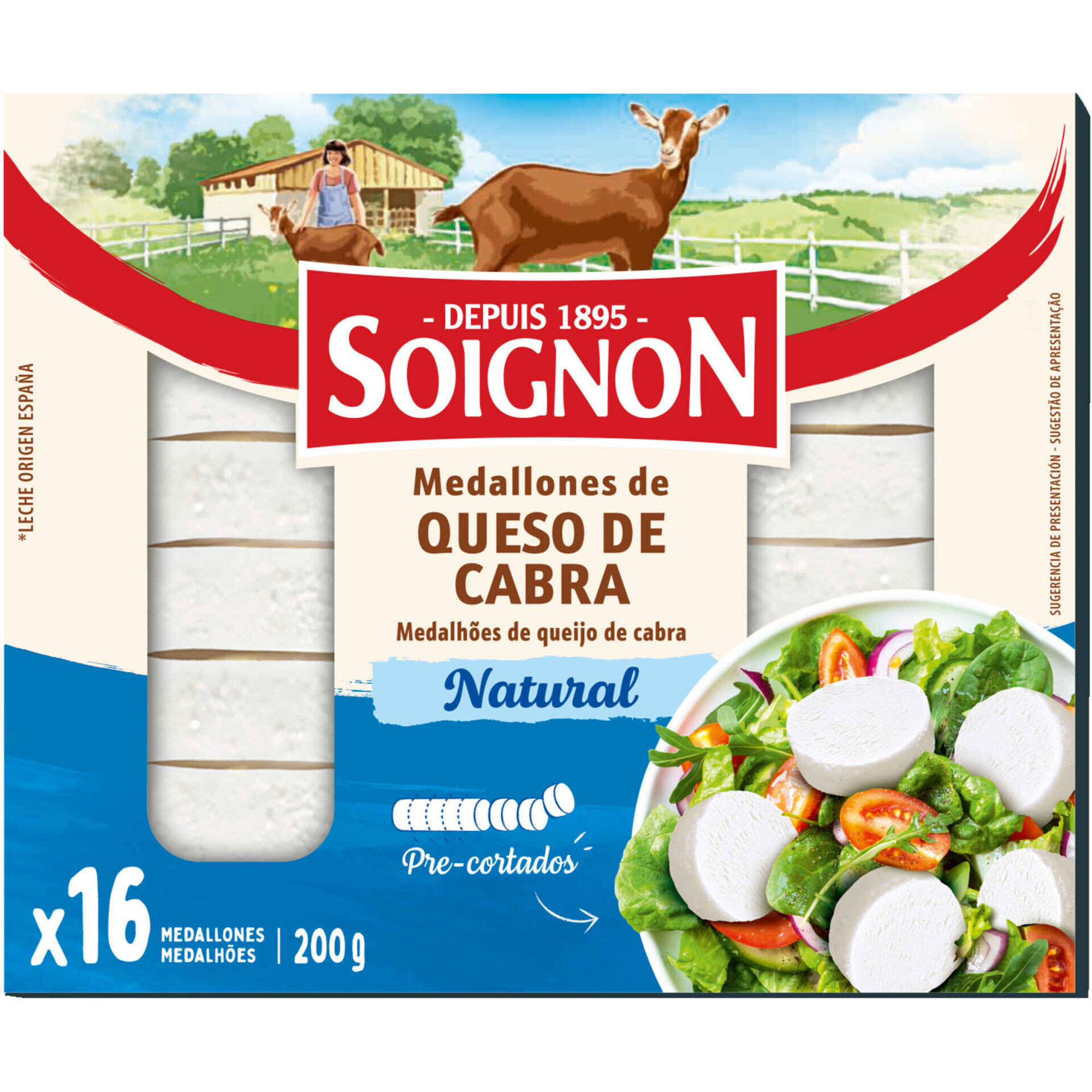 Queijo Fresco Chèvre Fatiado Queijo Fresco Chèvre Fatiado