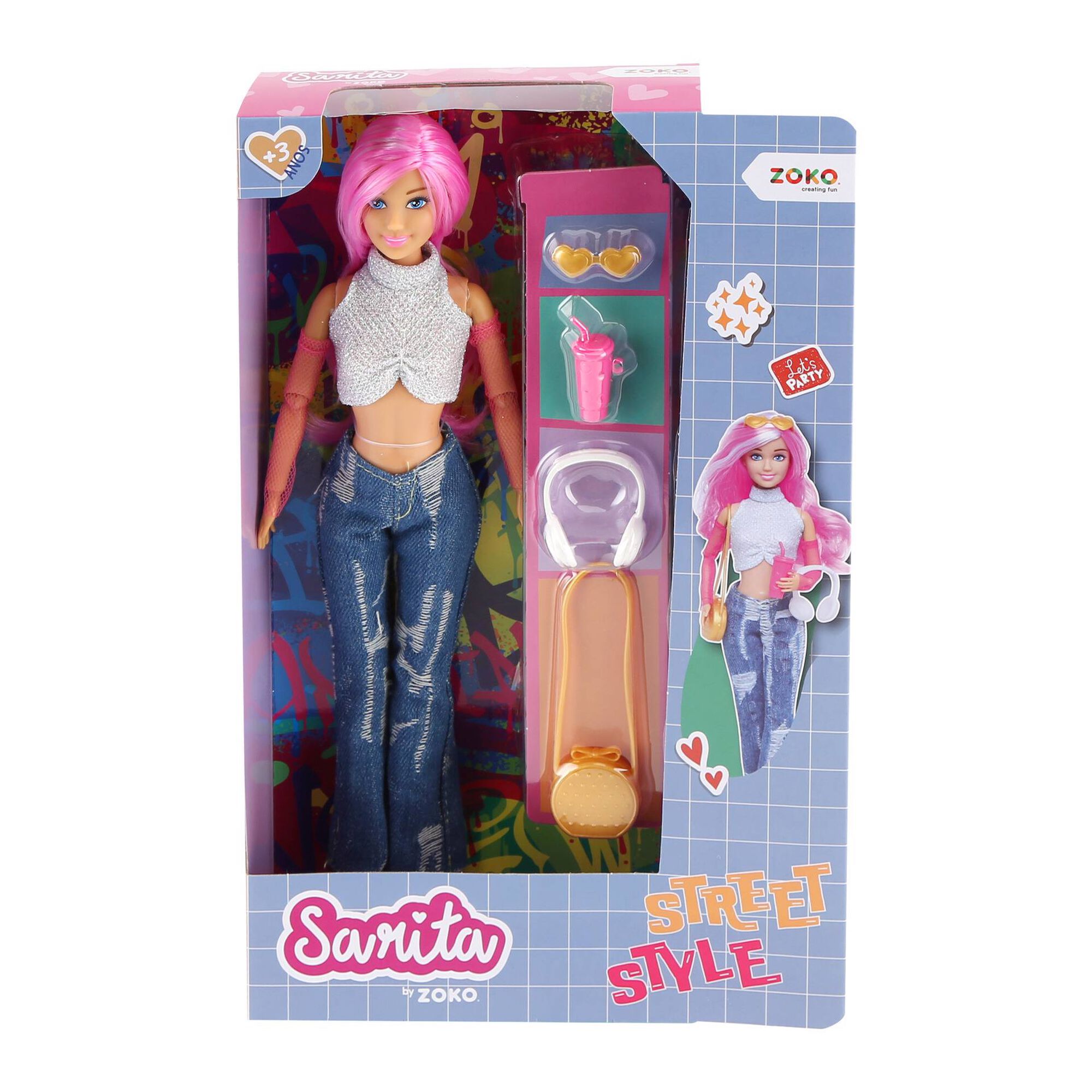 Sarita Extra Fashion Cabelo Rosa