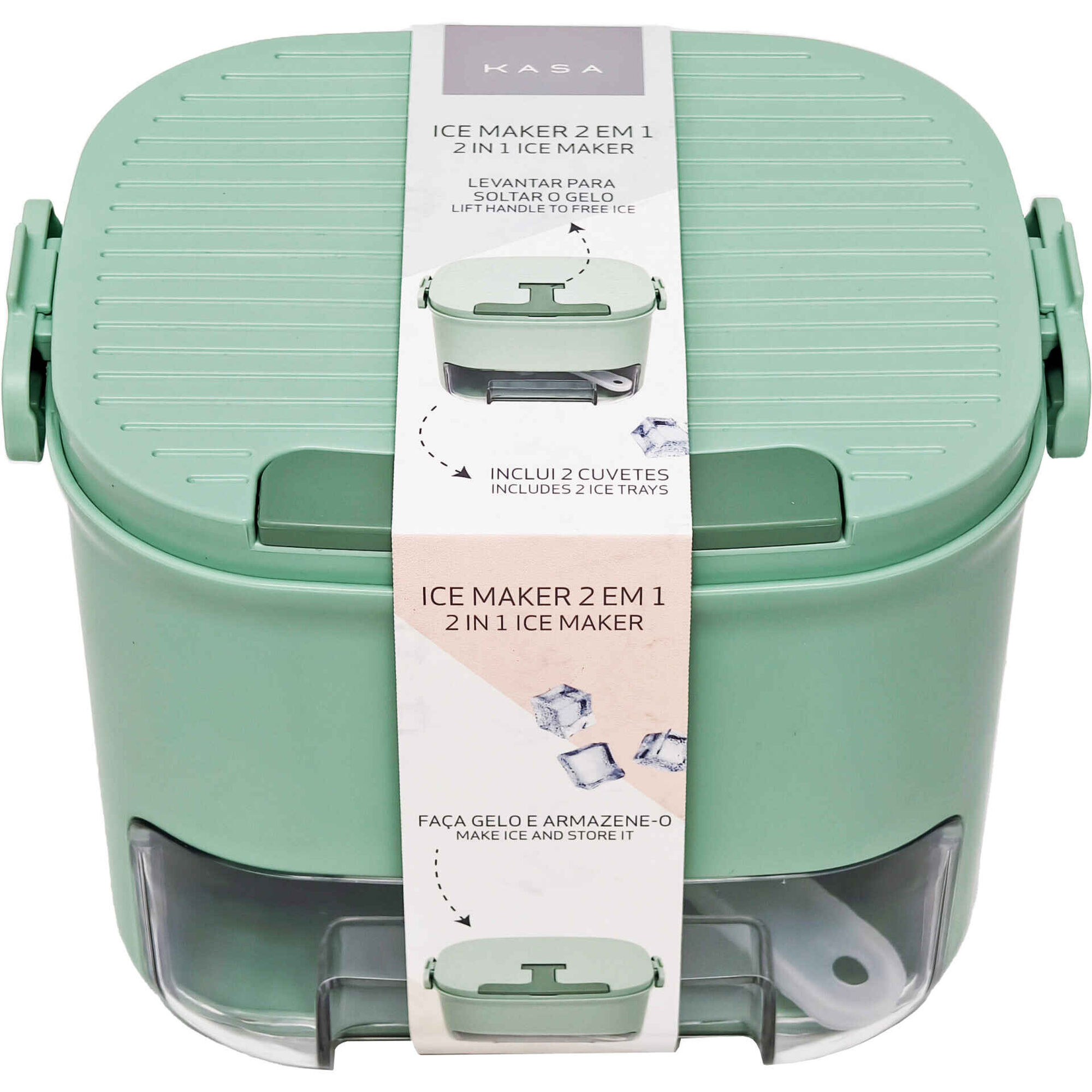 M&aacute;quina de Gelo Verde Kasa