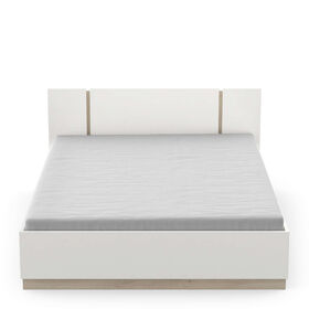 Cama Casal 140x190cm Branco Watson