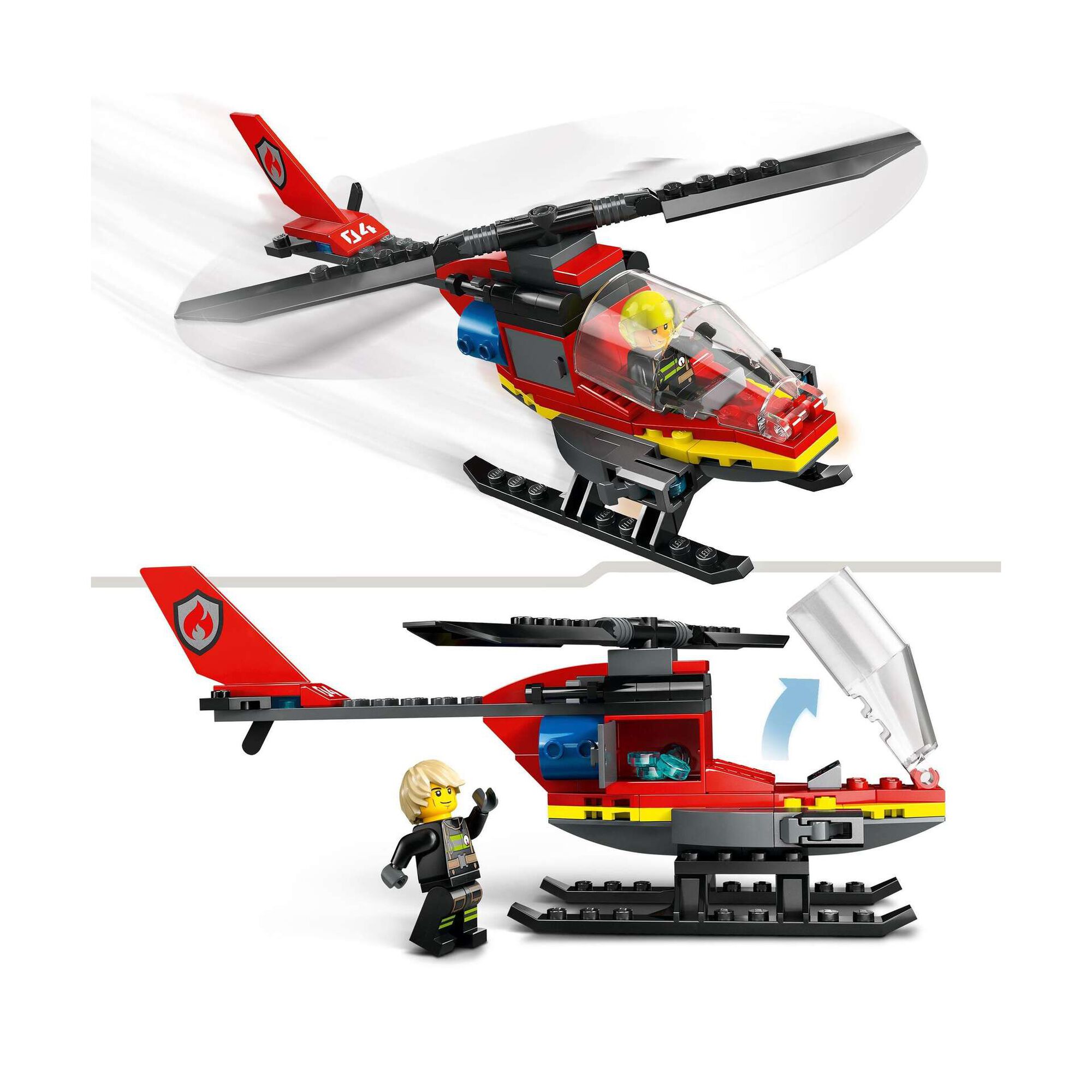Helicóptero de Resgate dos Bombeiros - 60411