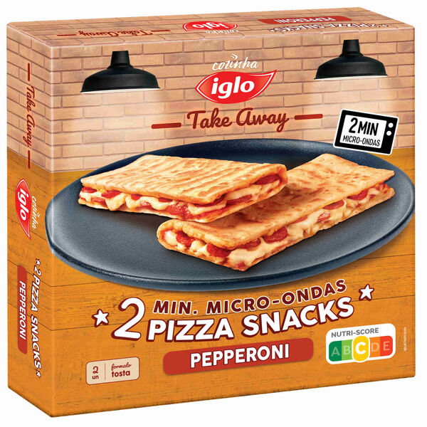 Pizza Snacks Pepperoni Iglo Take Away
