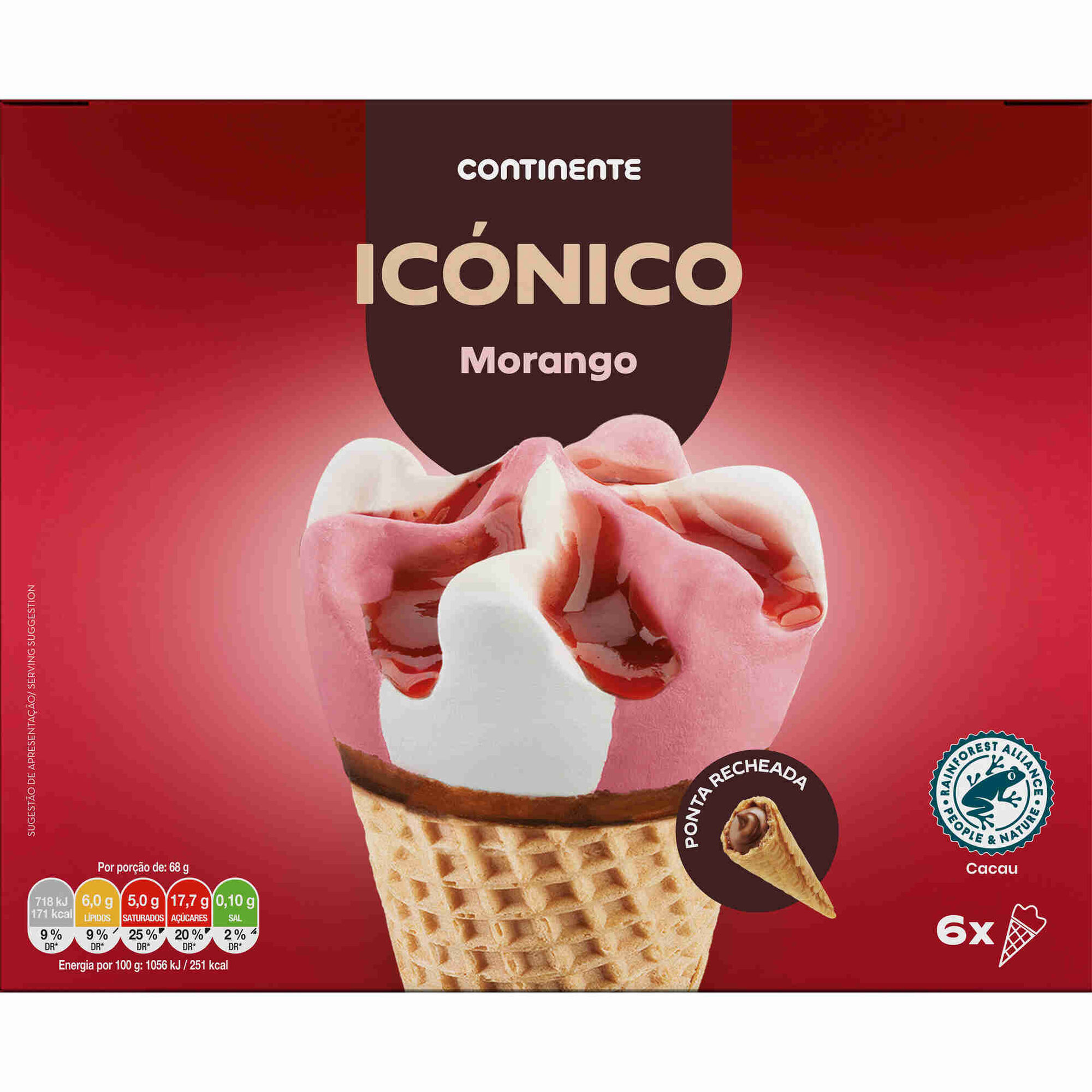 Gelado Classicone Morango Gelado Classicone Morango