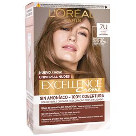 Colora&ccedil;&atilde;o Permanente Universal Nudes Louro 7U L'Or&eacute;al Paris Excellence