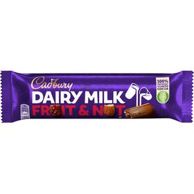 Snack de Chocolate de Leite com Frutos Secos e Passas Dairy Milk Cadbury