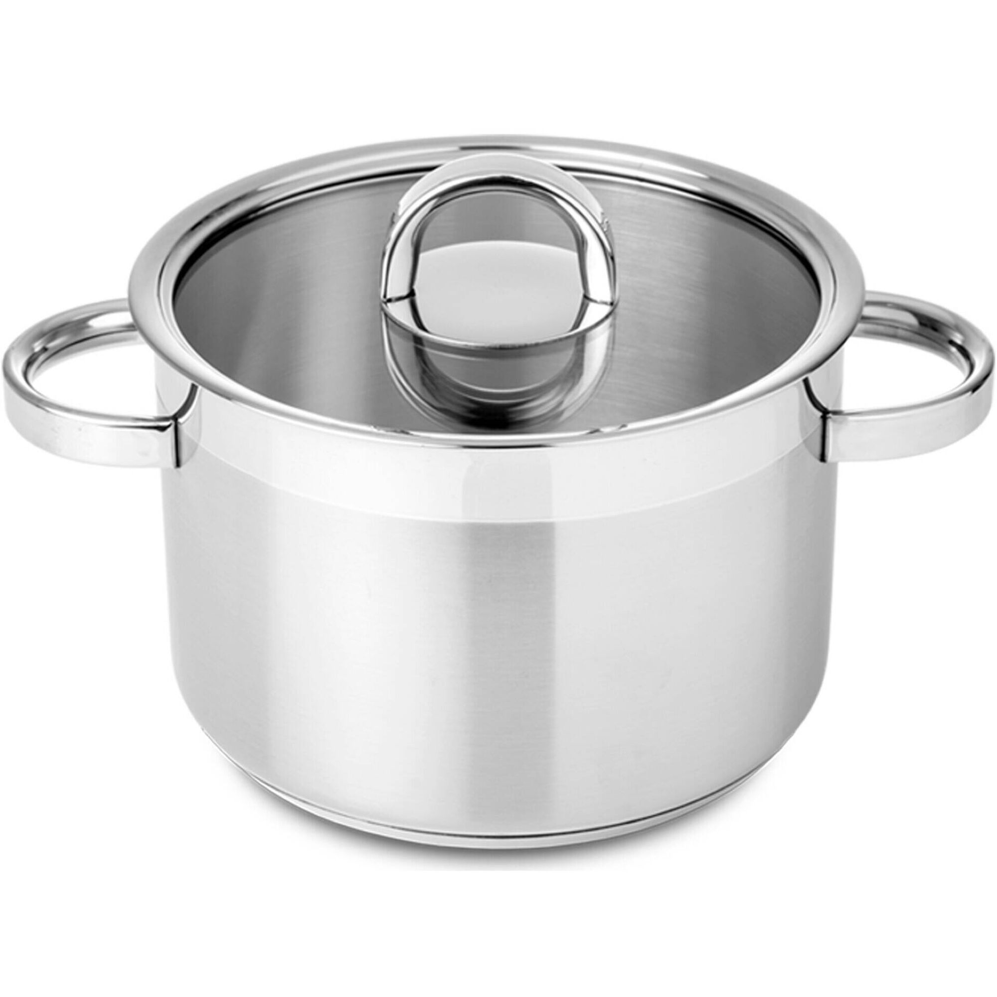 Trem Cozinha 9 Pe&ccedil;as A&ccedil;o Inoxid&aacute;vel Atl&acirc;ntico Glass Silampos