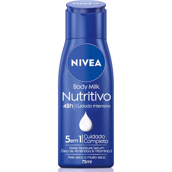 Creme Corpo Body Milk Hidratante Nutritivo Nivea