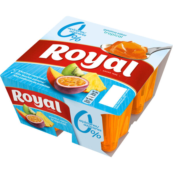 Gelatina Pronta Frutos Tropicais sem Açúcar Royal