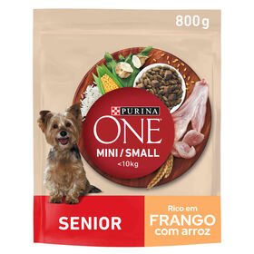 Ra&ccedil;&atilde;o para C&atilde;o S&eacute;nior Mini Frango Purina One