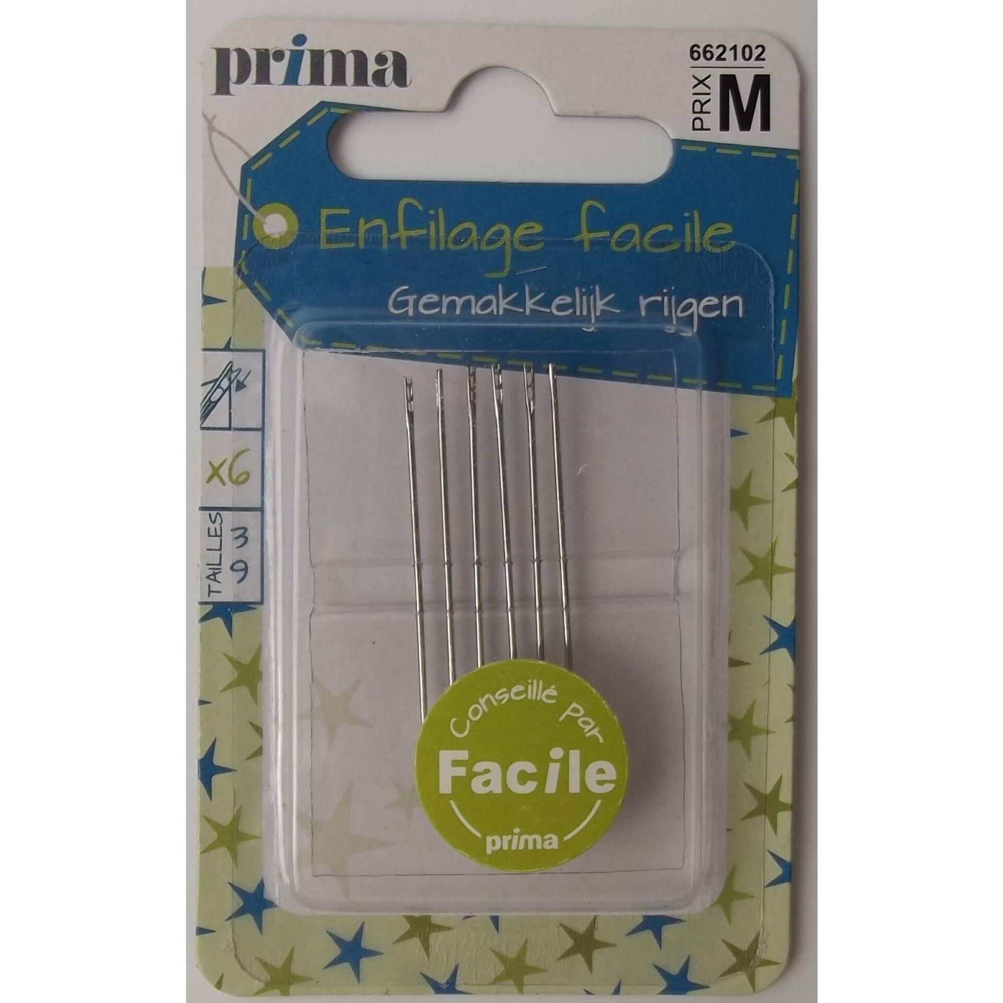 Agulhas de Enfiar Fácil N.º 3/9