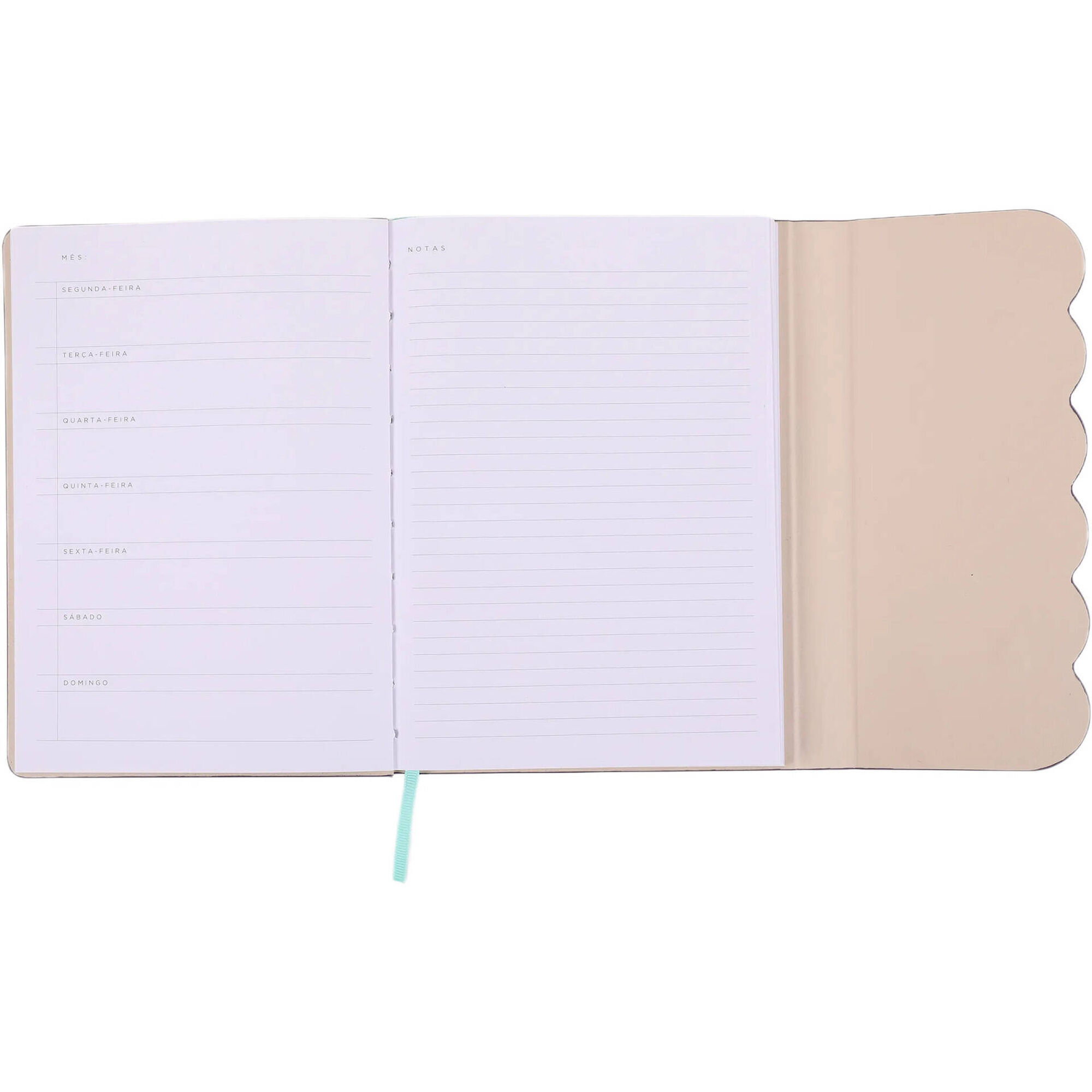 Agenda A5 N&atilde;o Datada Wave (v&aacute;rias cores)