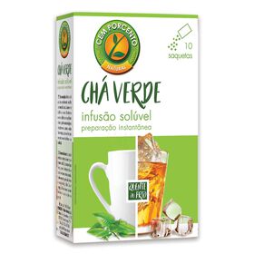 Ch&aacute; Verde Saquetas Cem Porcento
