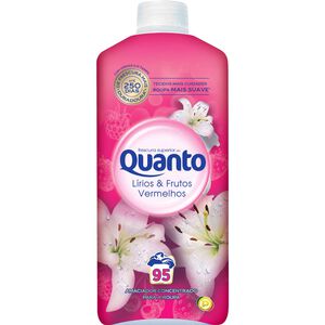 Amaciador Roupa Concentrado Lírios e Frutos Vermelhos Quanto