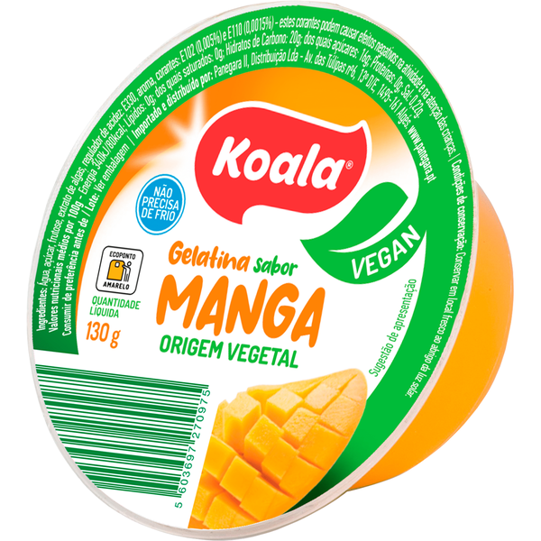 Gelatina Pronta Vegetal Manga Koala