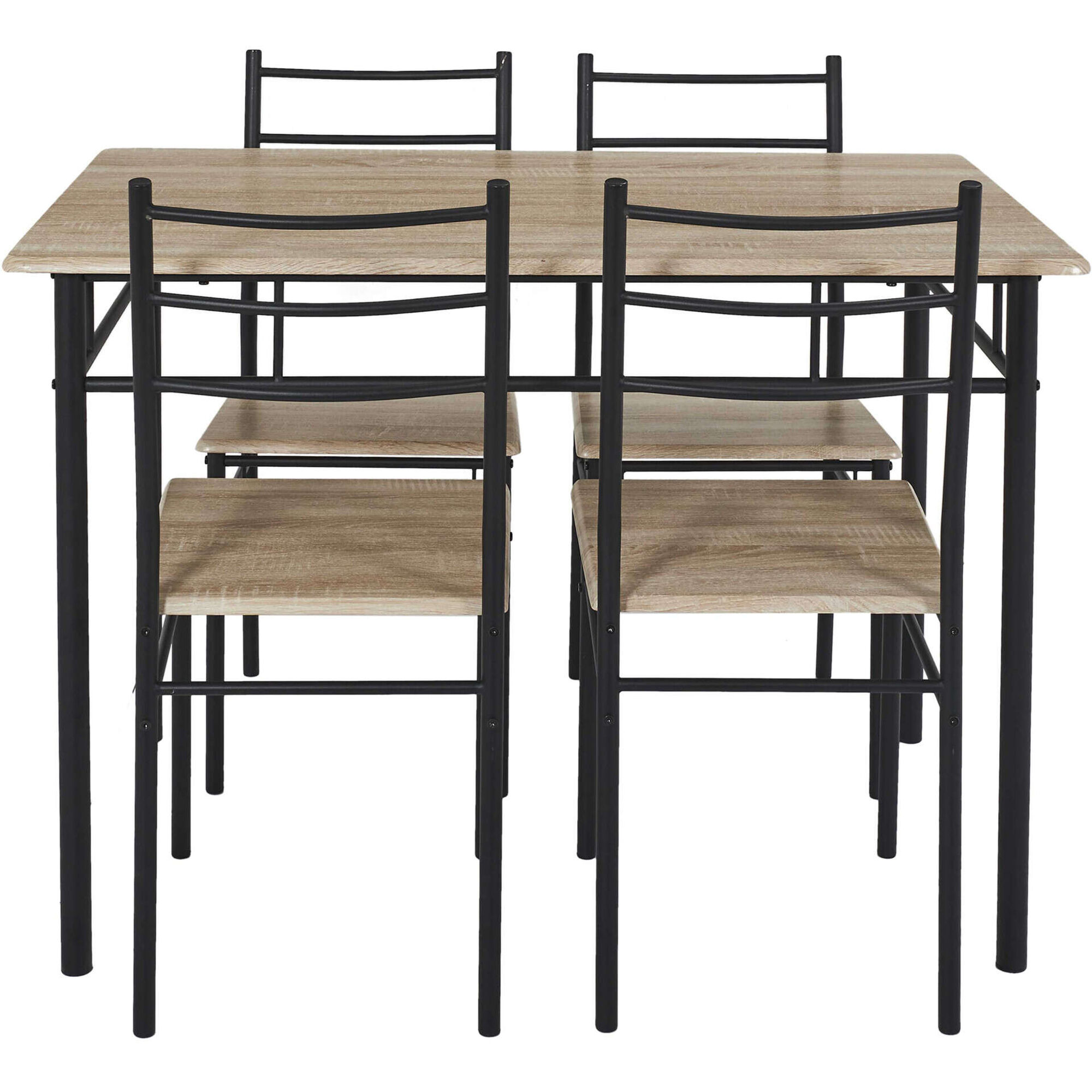 Conjunto de Refei&ccedil;&atilde;o Mesa e 4 Cadeiras Loka